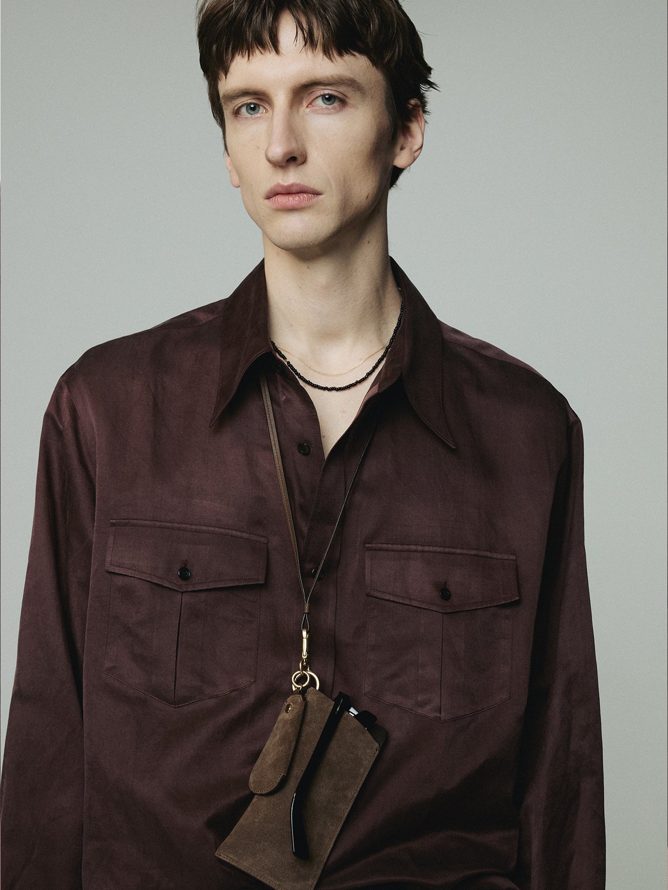 SUEDE ESSENTIAL STRAP_ TOBACCO