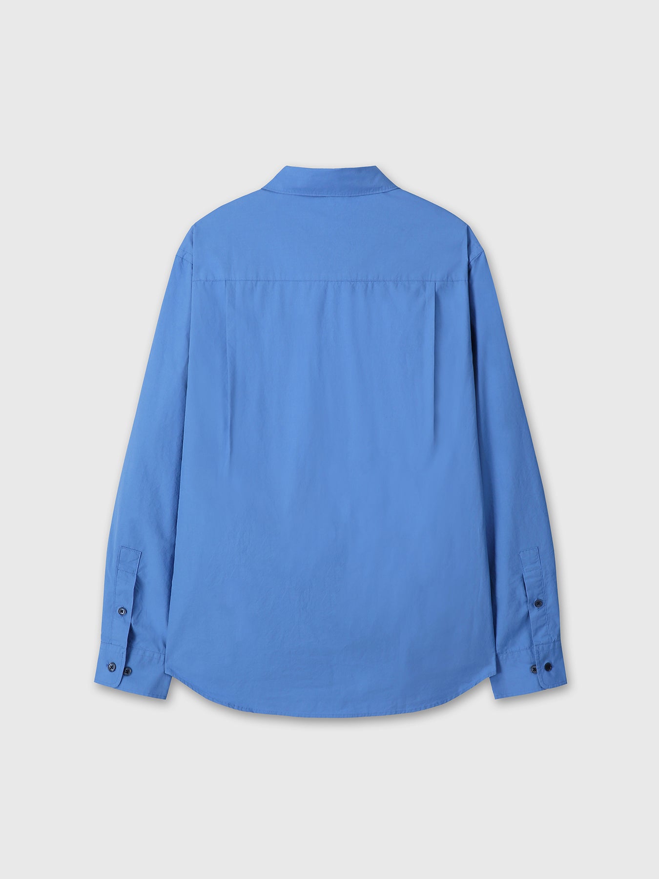 WASHED COTTON SHIRT_ CELTIC BLUE