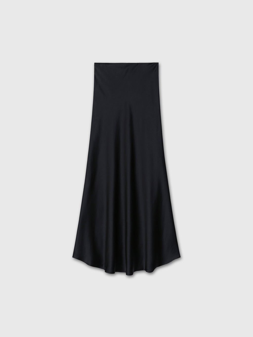 (W) SLIP MAXI SKIRT_ BLACK