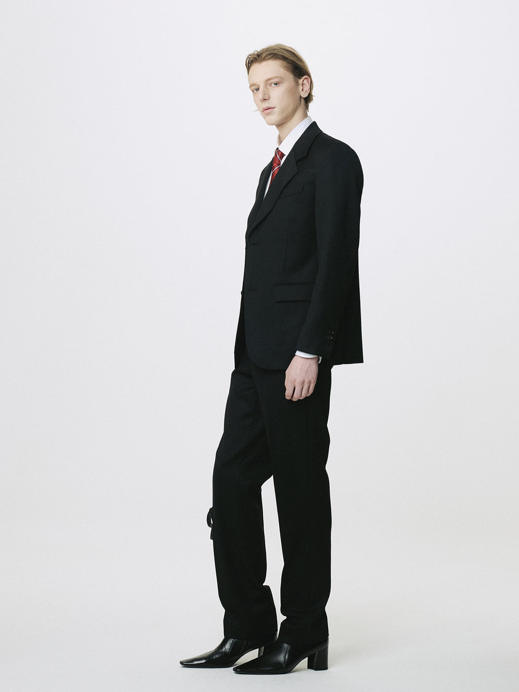 SIGNATURE TAILORED TROUSERS_ BLACK