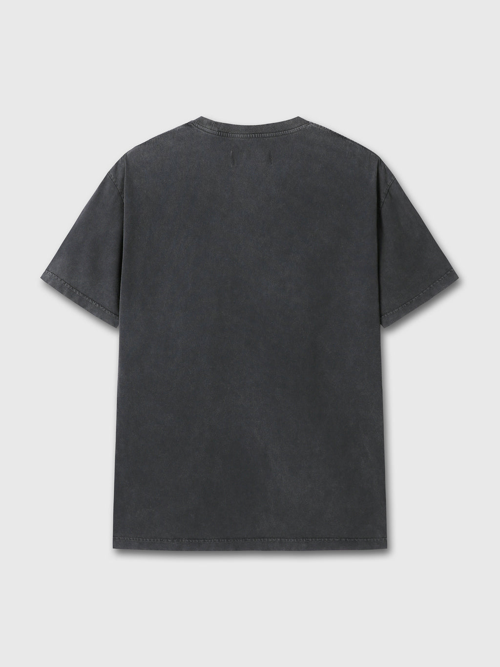 GARMENT DYED PROFILED T-SHIRT_ FADED BLACK