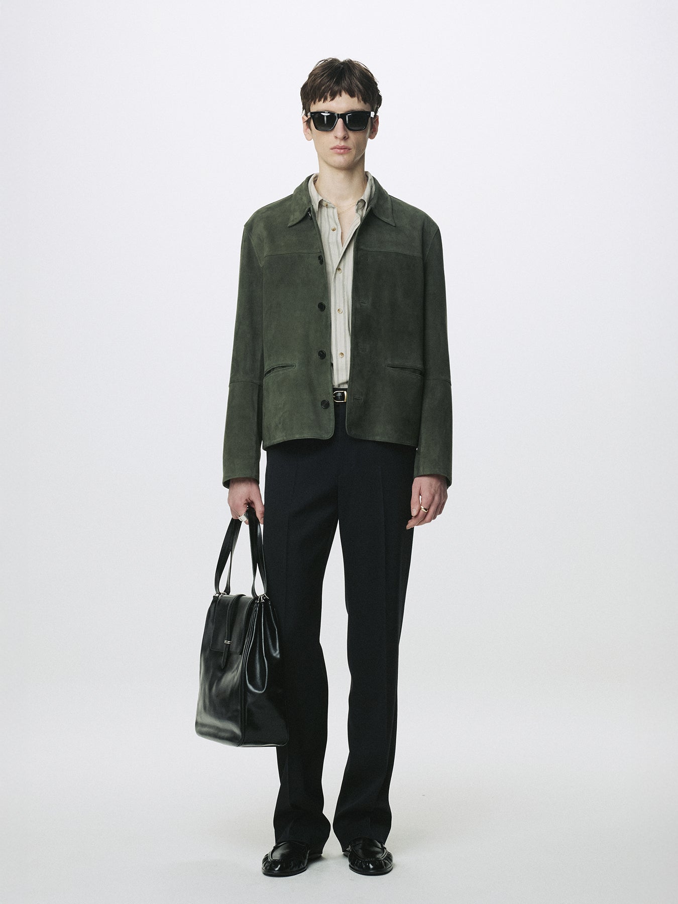 WOOL TAILORED STRAIGHT TROUSERS_ MIDNIGHT