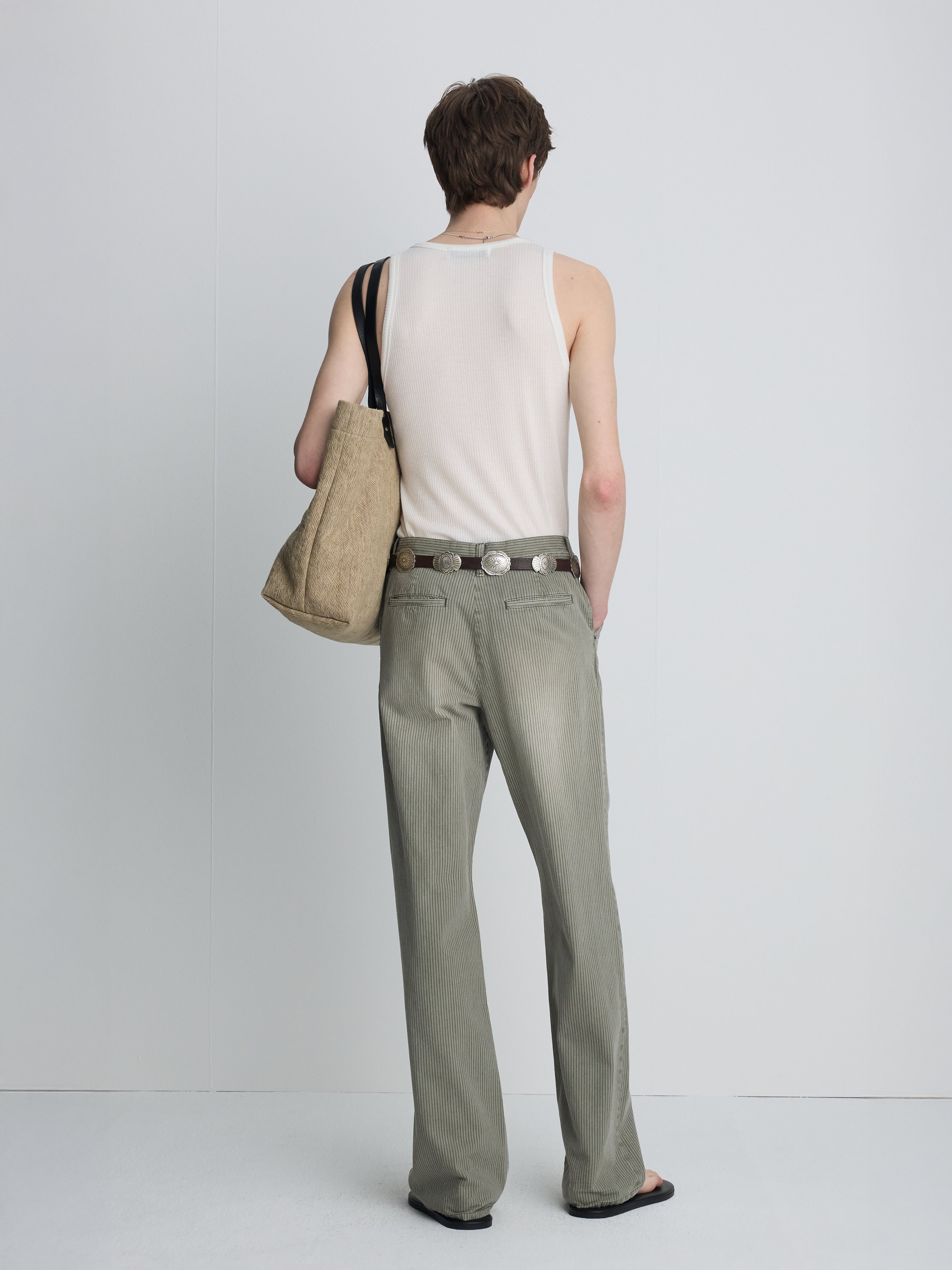 SILK LYOCELL RIB TANK TOP (JAPANESE FABRIC) _ WHITE