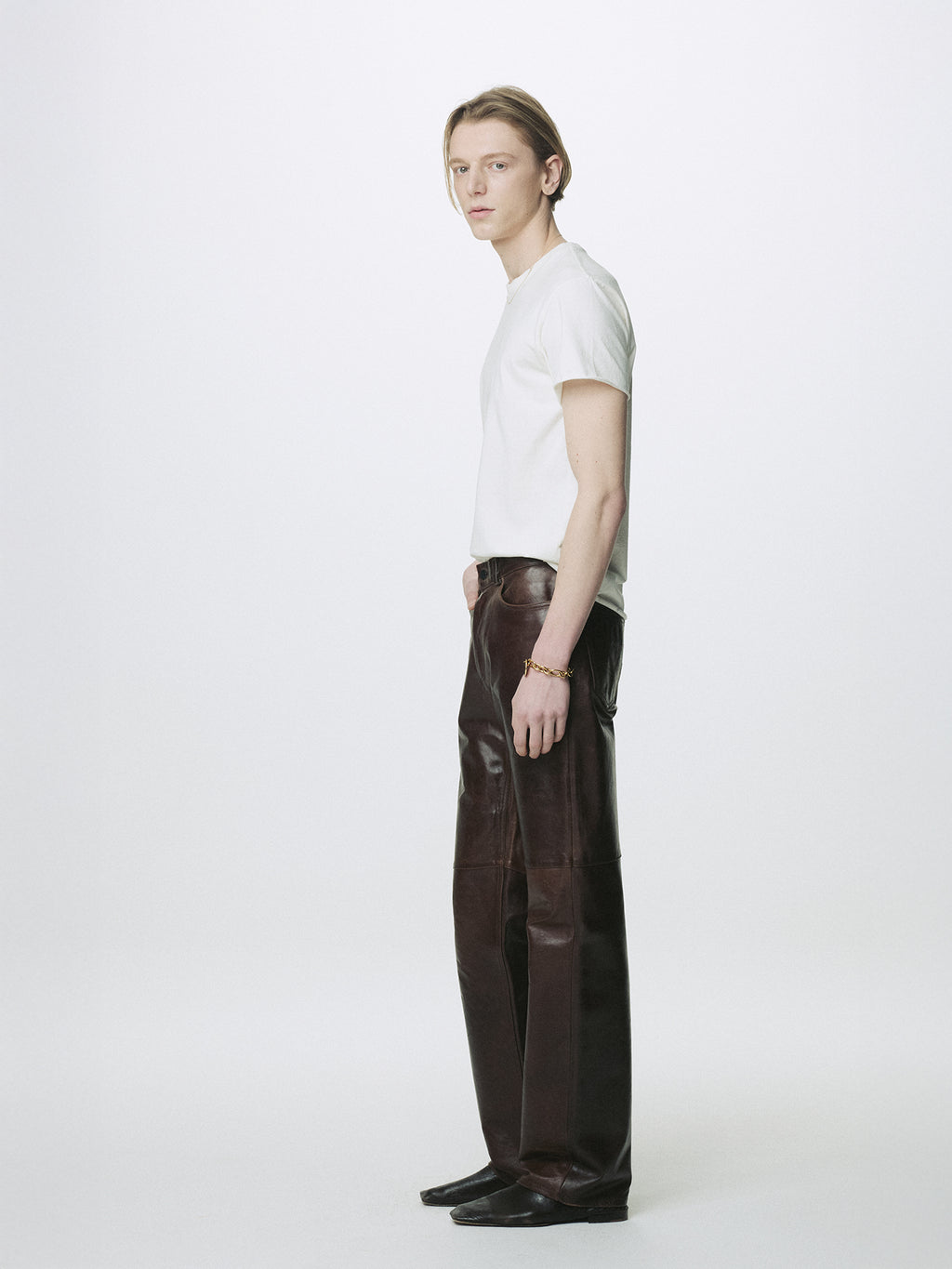 GARMENT DYED RAW EDGE T-SHIRT_ SALT PIGMENT