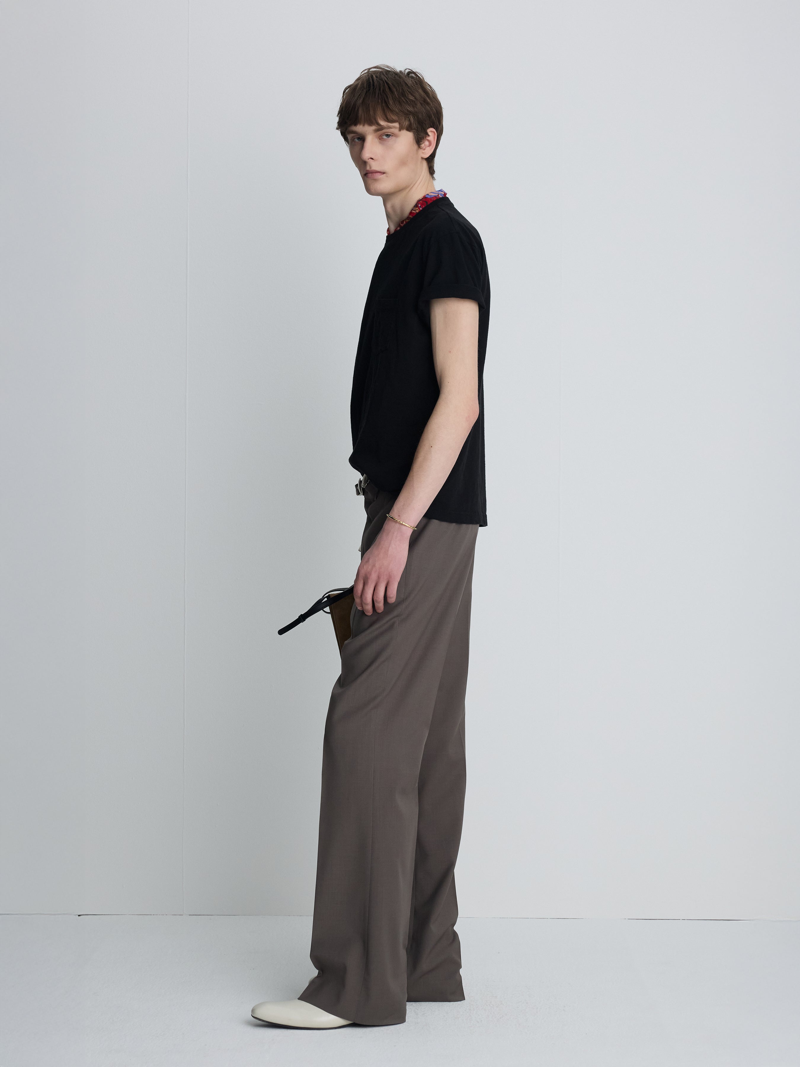 SOFT SLUB JERSEY POCKET T-SHIRT_ BLACK
