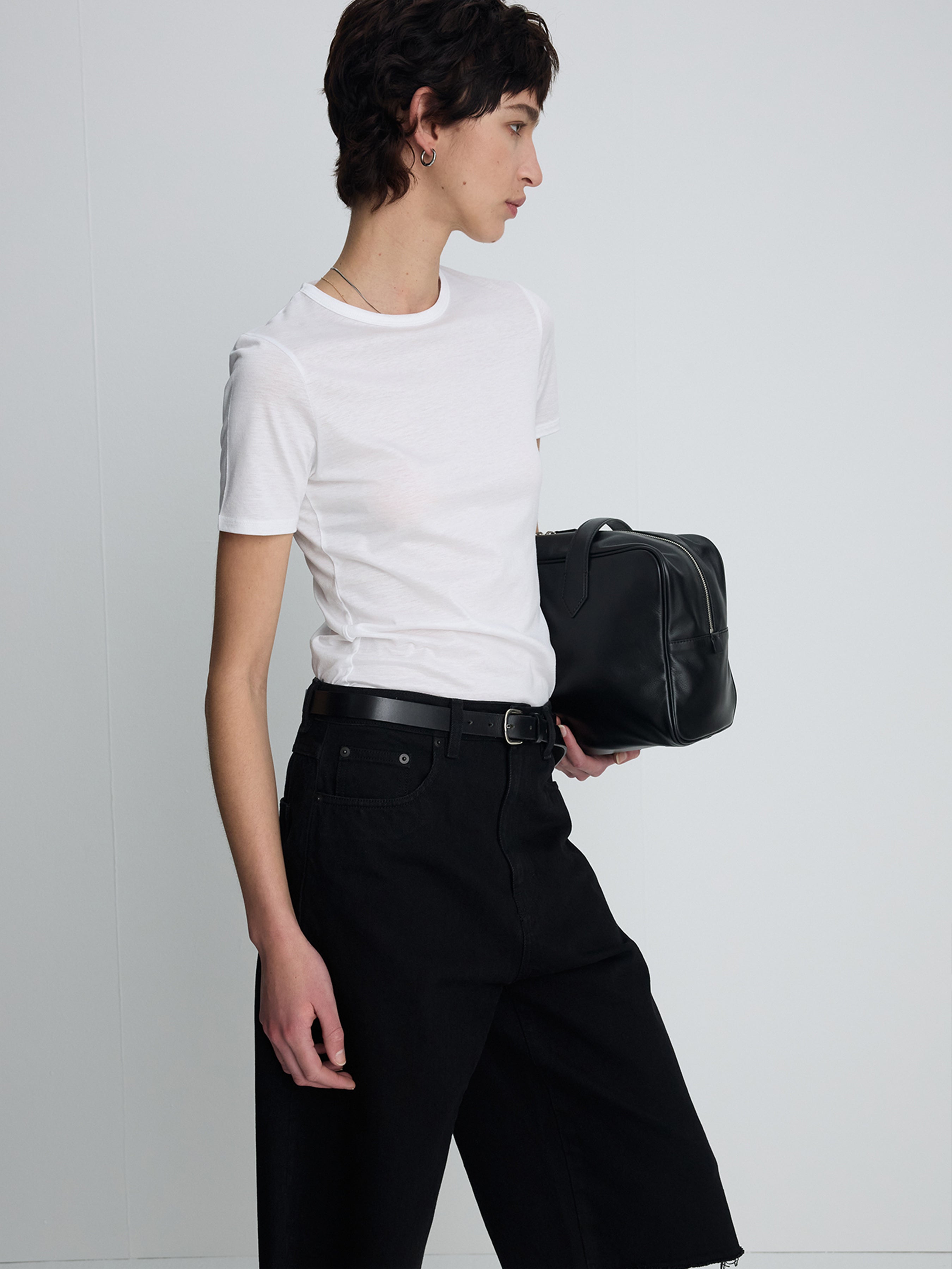 (W) TENCEL SHORT SLEEVE T-SHIRT_ OFF WHITE