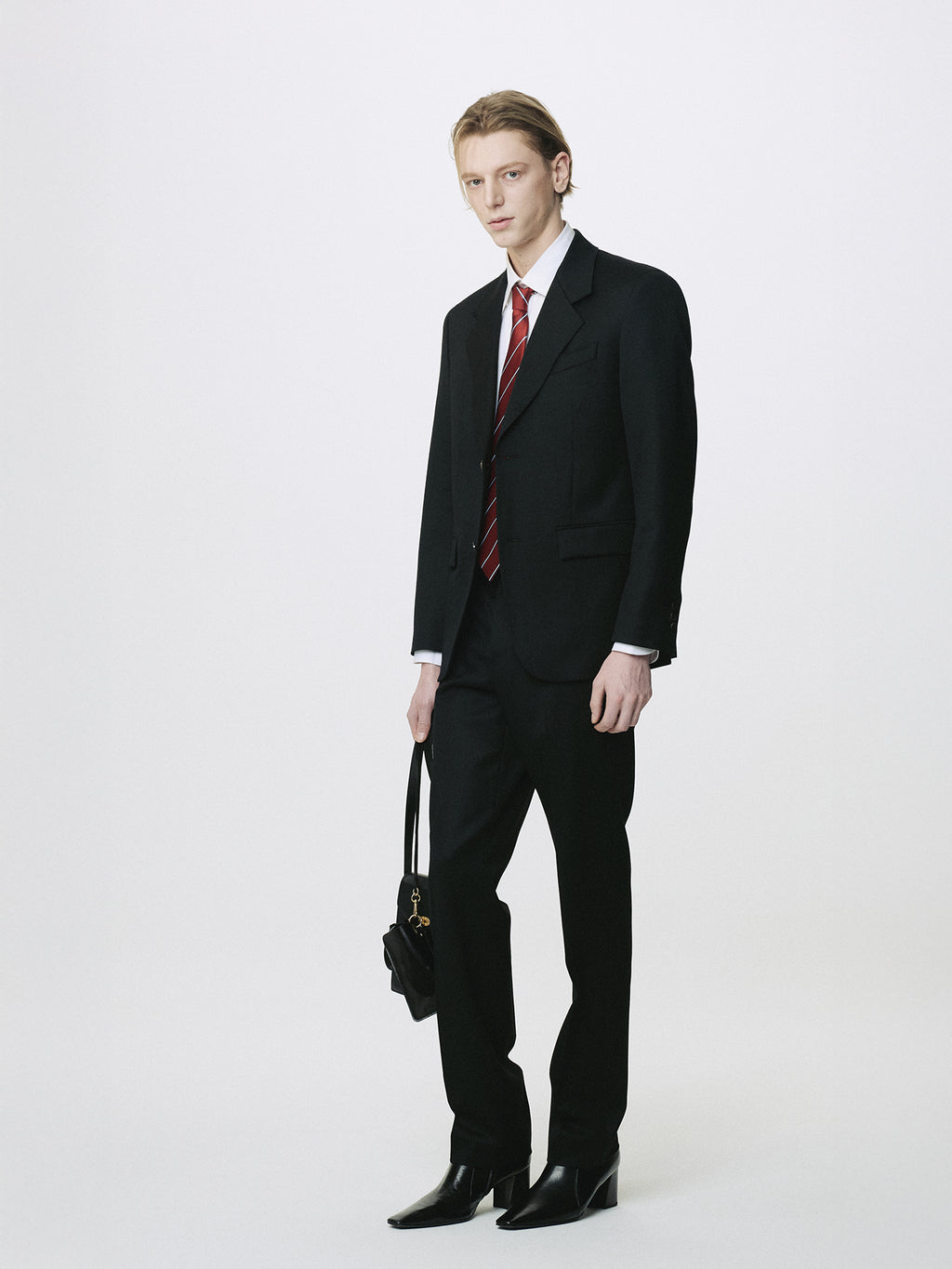 SIGNATURE TAILORED BLAZER_ BLACK