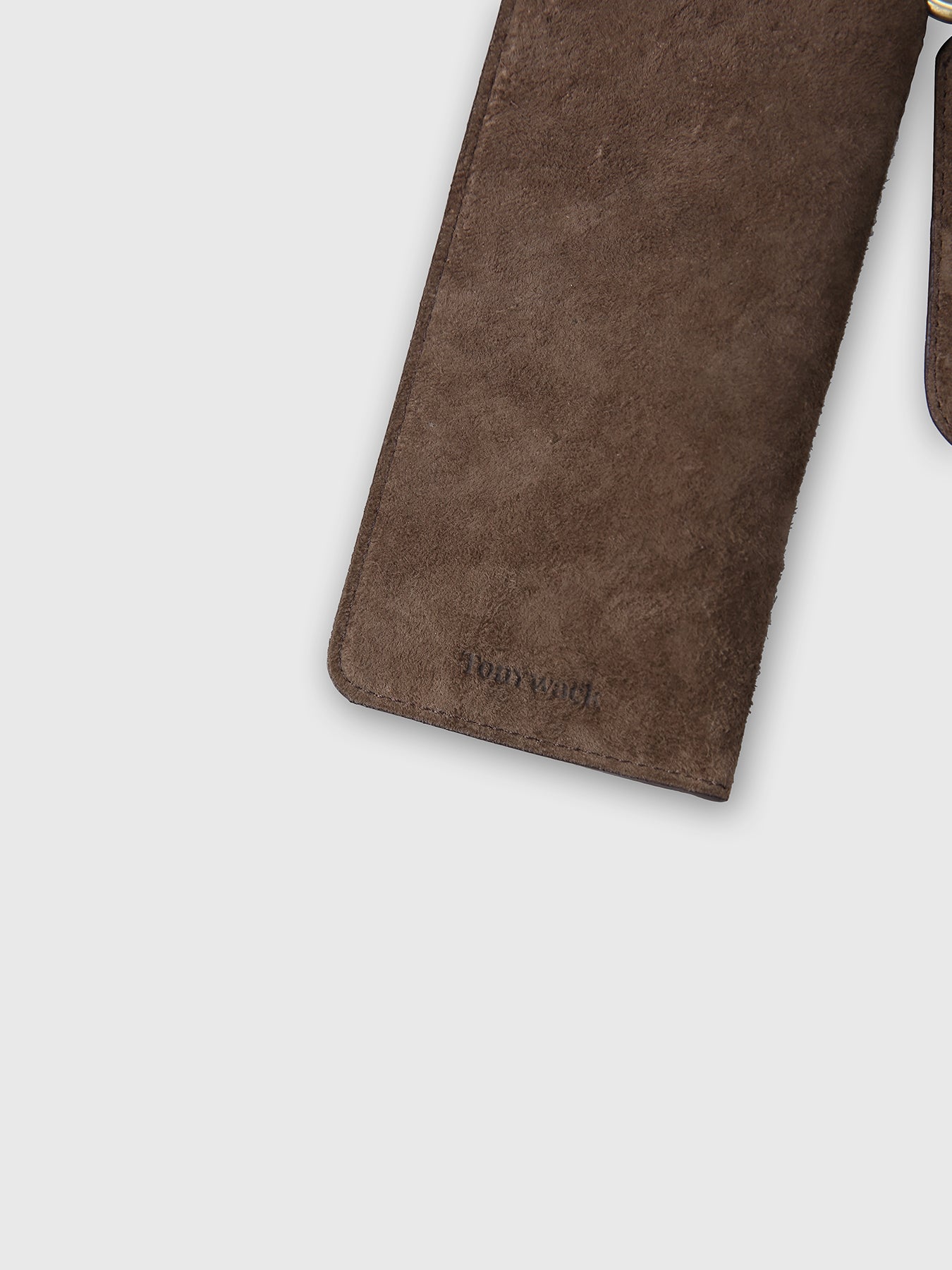 SUEDE ESSENTIAL STRAP_ TOBACCO