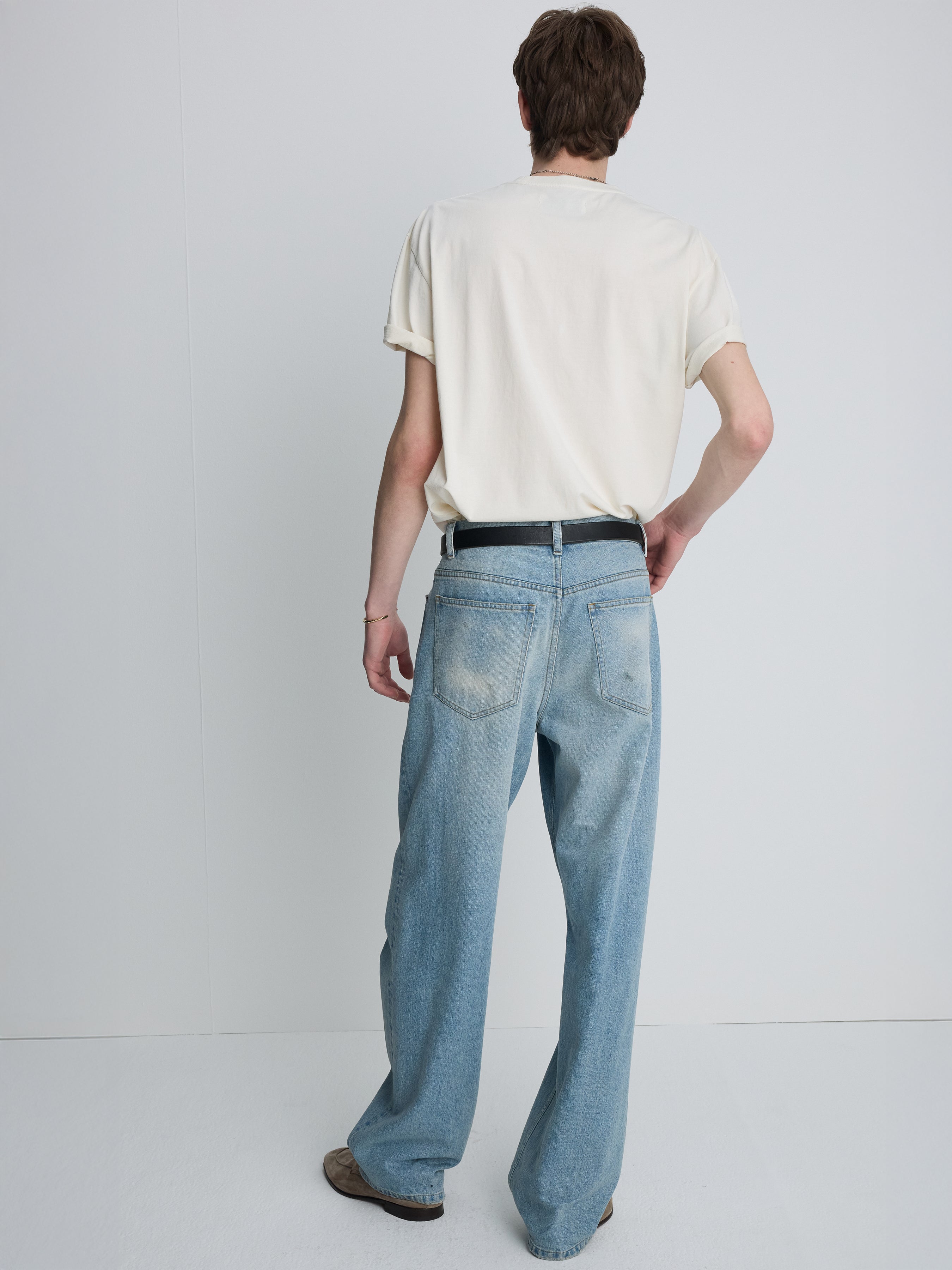 GARMENT DYED PROFILED T-SHIRT_ SALT PIGMENT