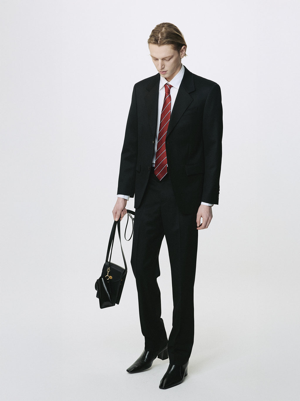 SIGNATURE TAILORED BLAZER_ BLACK