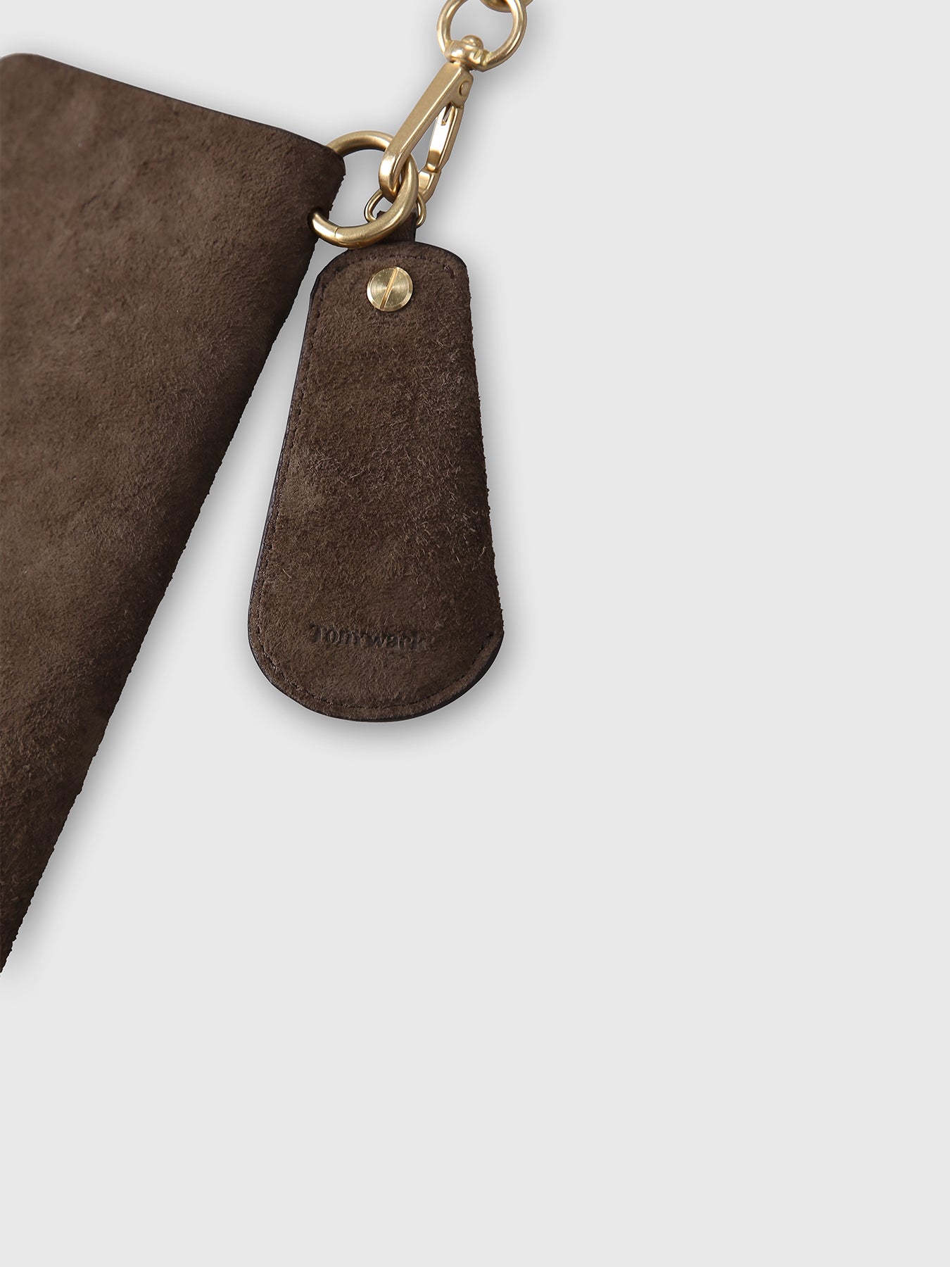 (W) SUEDE ESSENTIAL STRAP_ TOBACCO