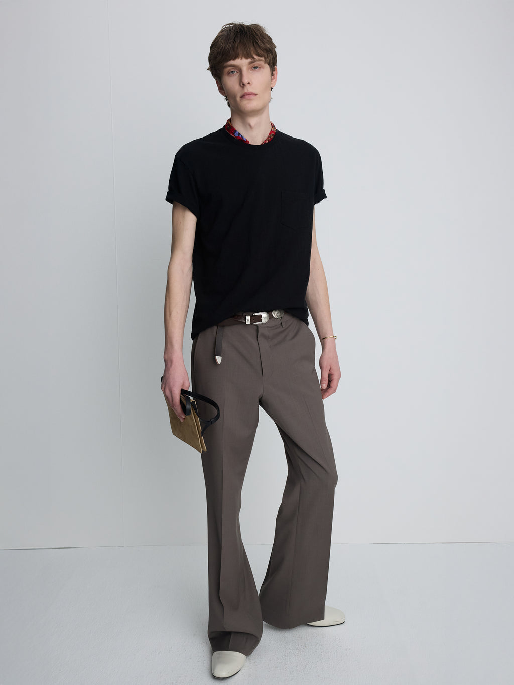 SOFT SLUB JERSEY POCKET T-SHIRT_ BLACK