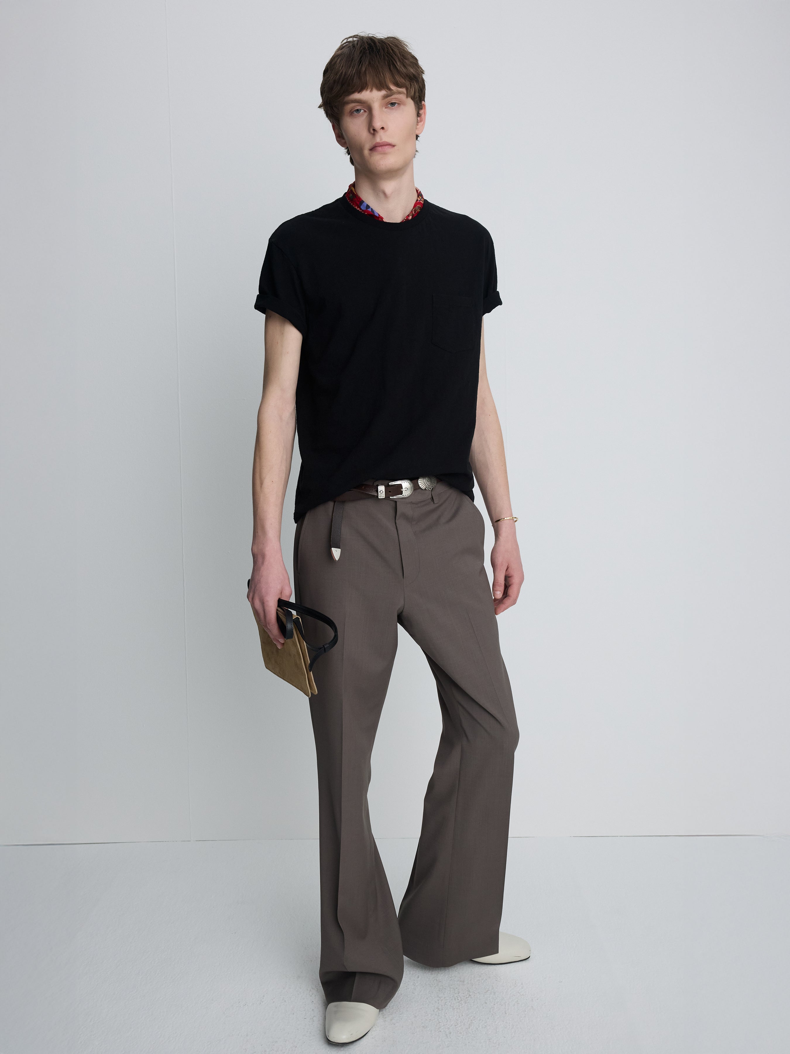 SOFT SLUB JERSEY POCKET T-SHIRT_ BLACK