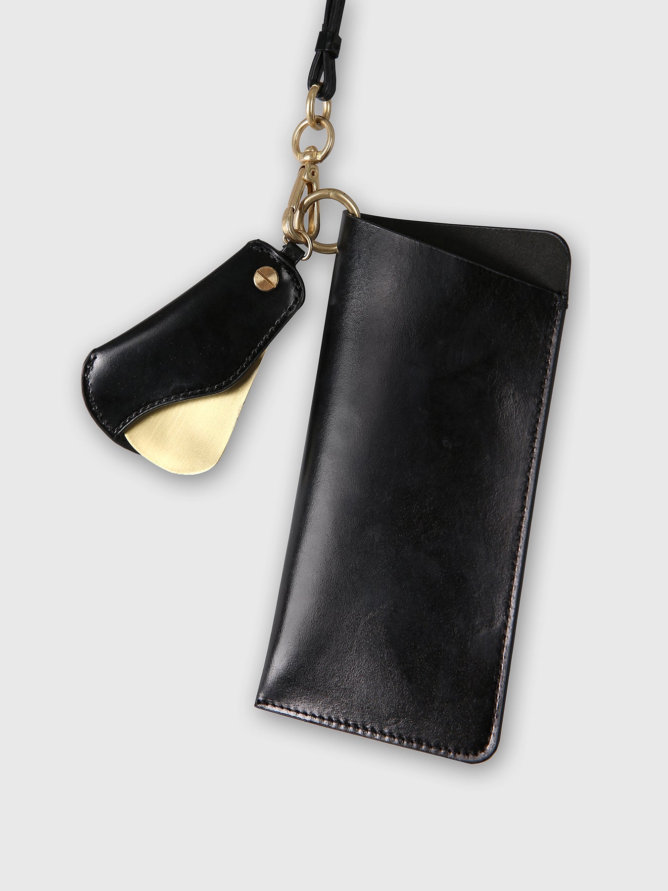 (W) LEATHER ESSENTIAL STRAP_ BLACK