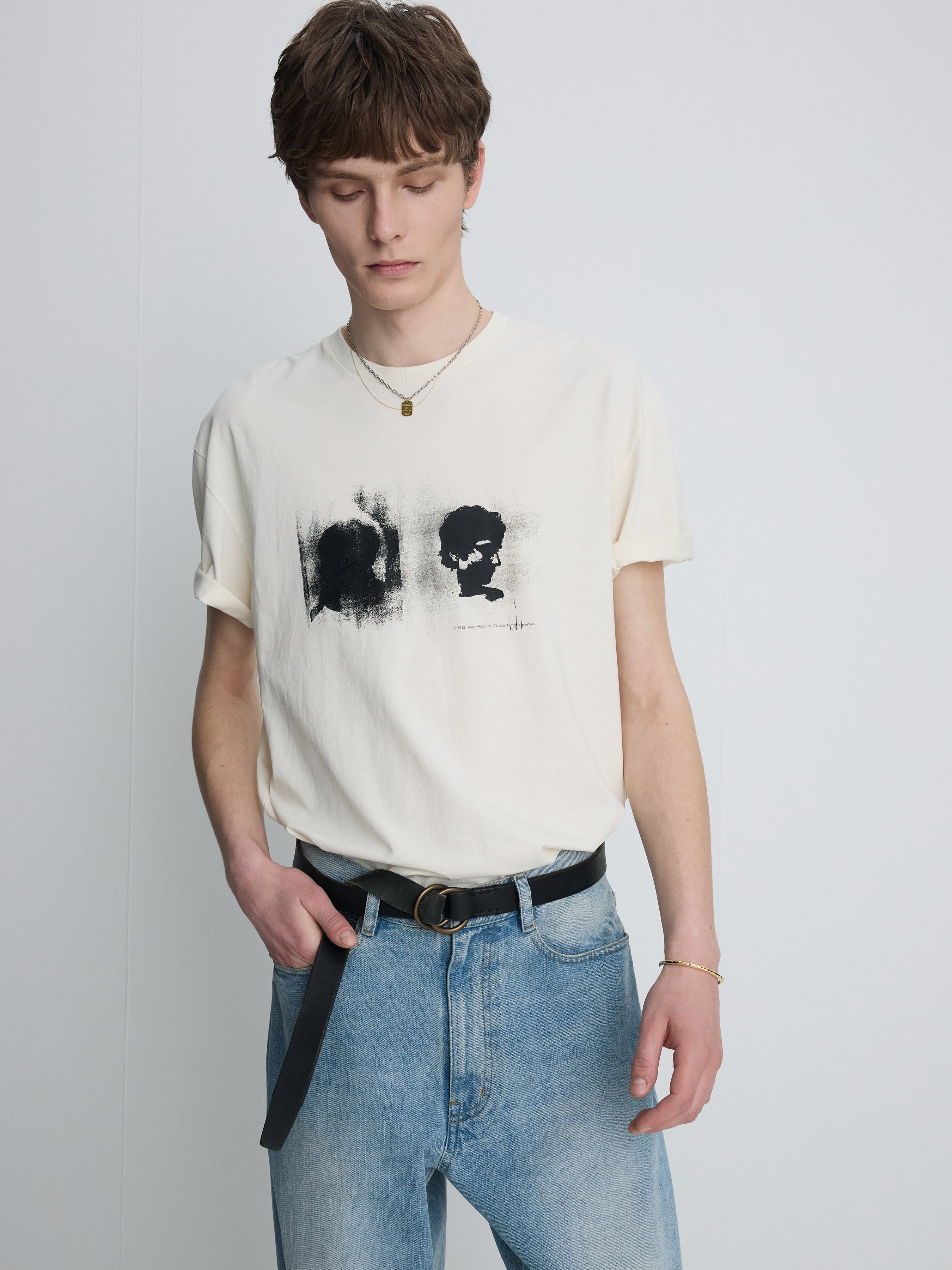 GARMENT DYED PROFILED T-SHIRT_ SALT PIGMENT