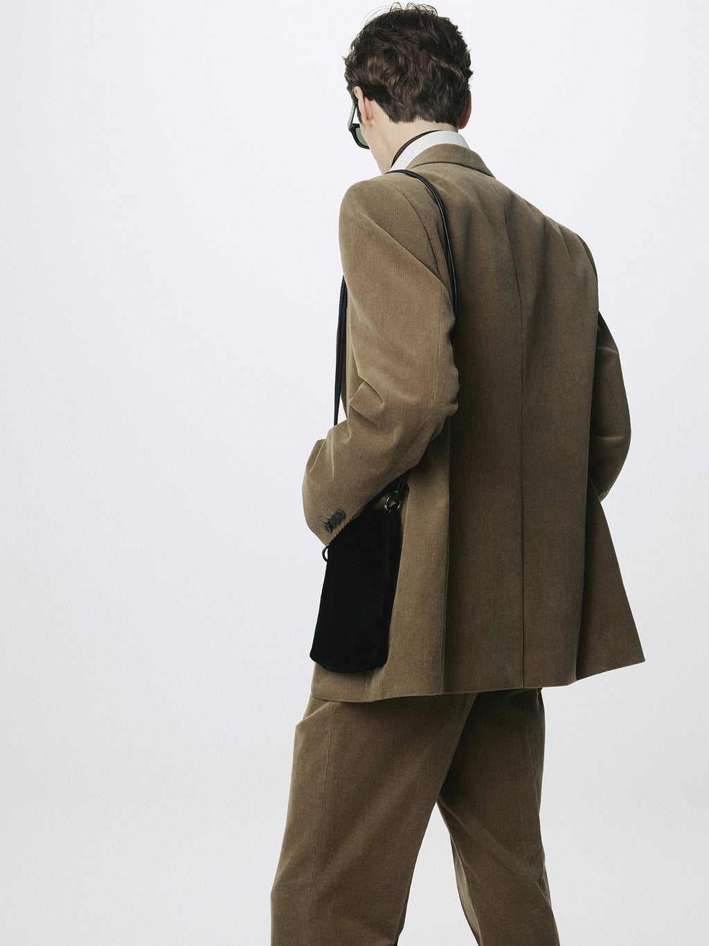 CORDUROY SINGLE-BREASTED JACKET_ BEIGE TAUPE