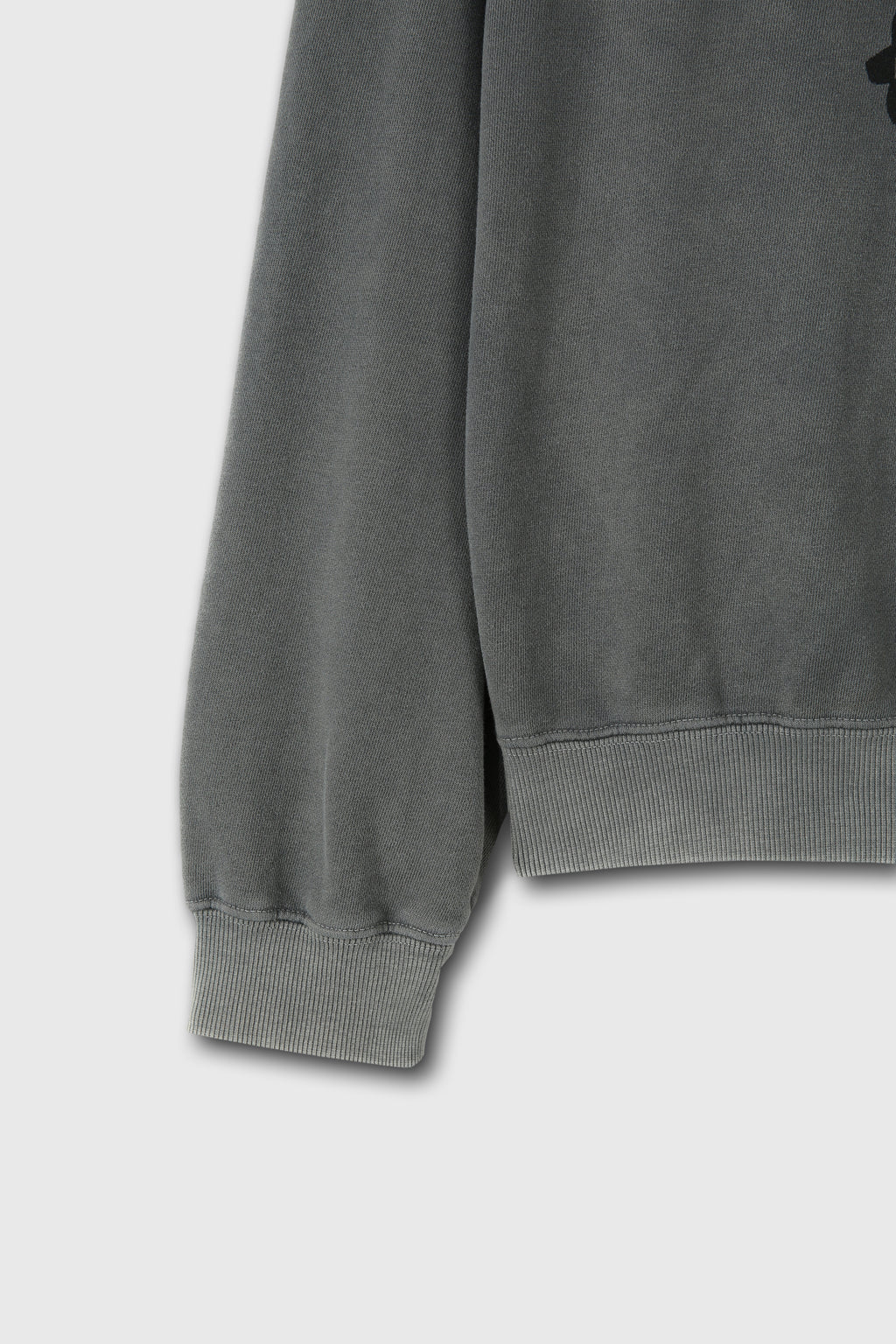 Confusion Mugshot Garment-dyeing Sweatshirt_ Faded Grey