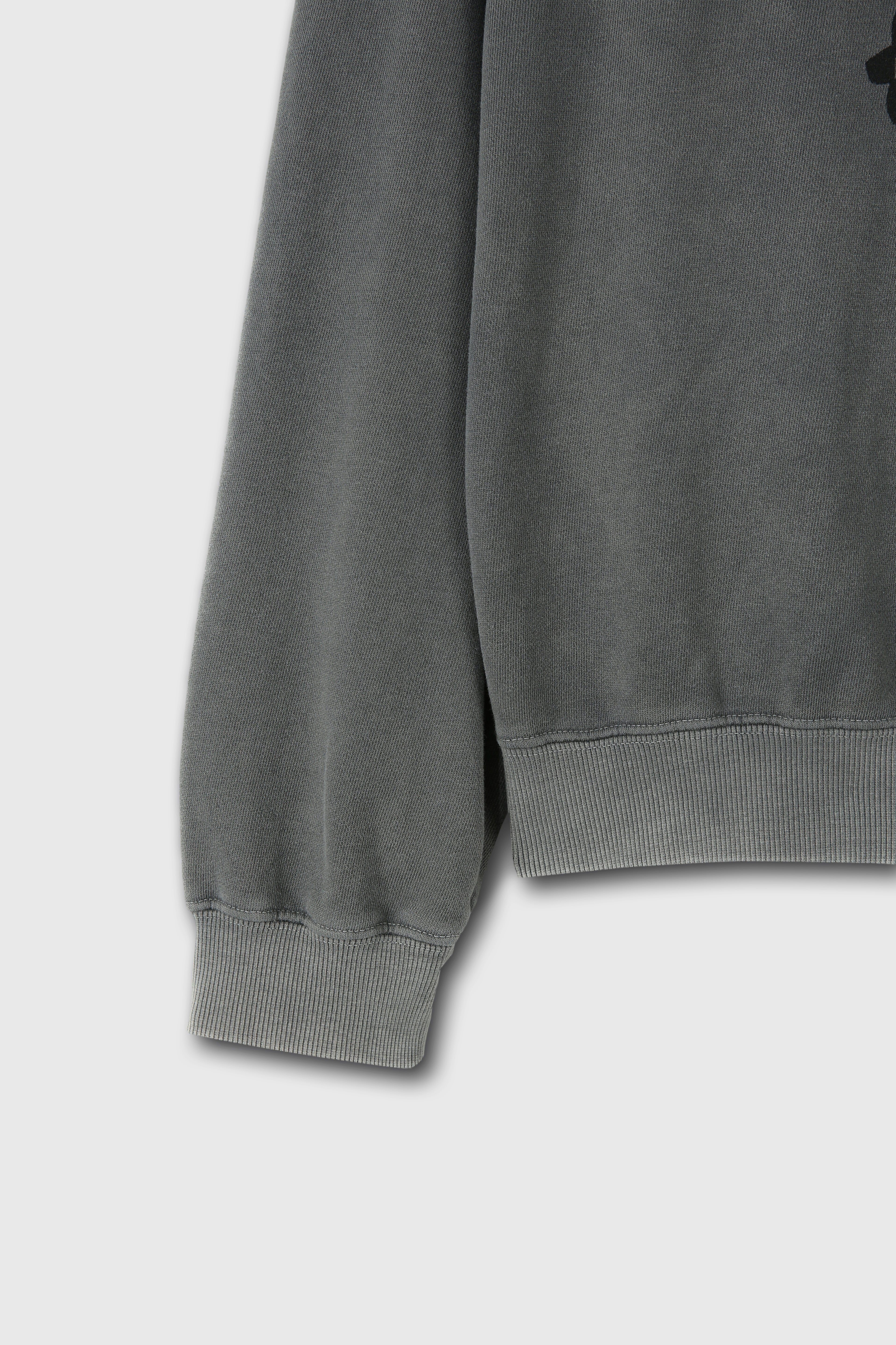 Confusion Mugshot Garment-dyeing Sweatshirt_ Faded Grey
