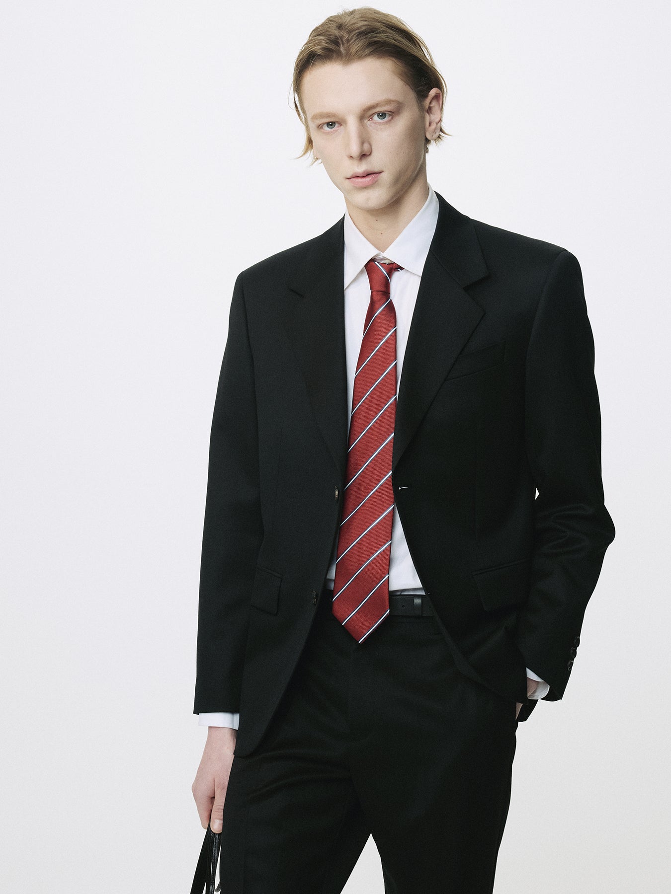 SIGNATURE TAILORED BLAZER_ BLACK