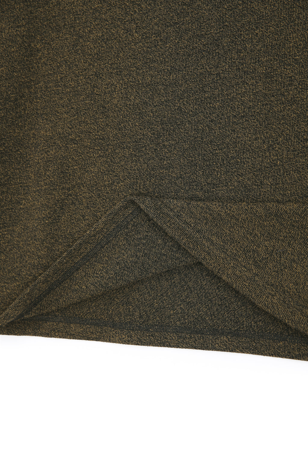 Twist-melange Long Sleeve Knit_ Melange Loden