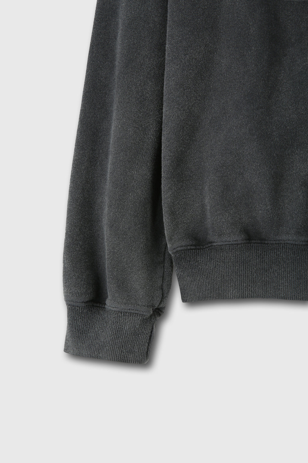 Crime Dept. Garment-dyeing Sweatshirt_ Faded Charcoal