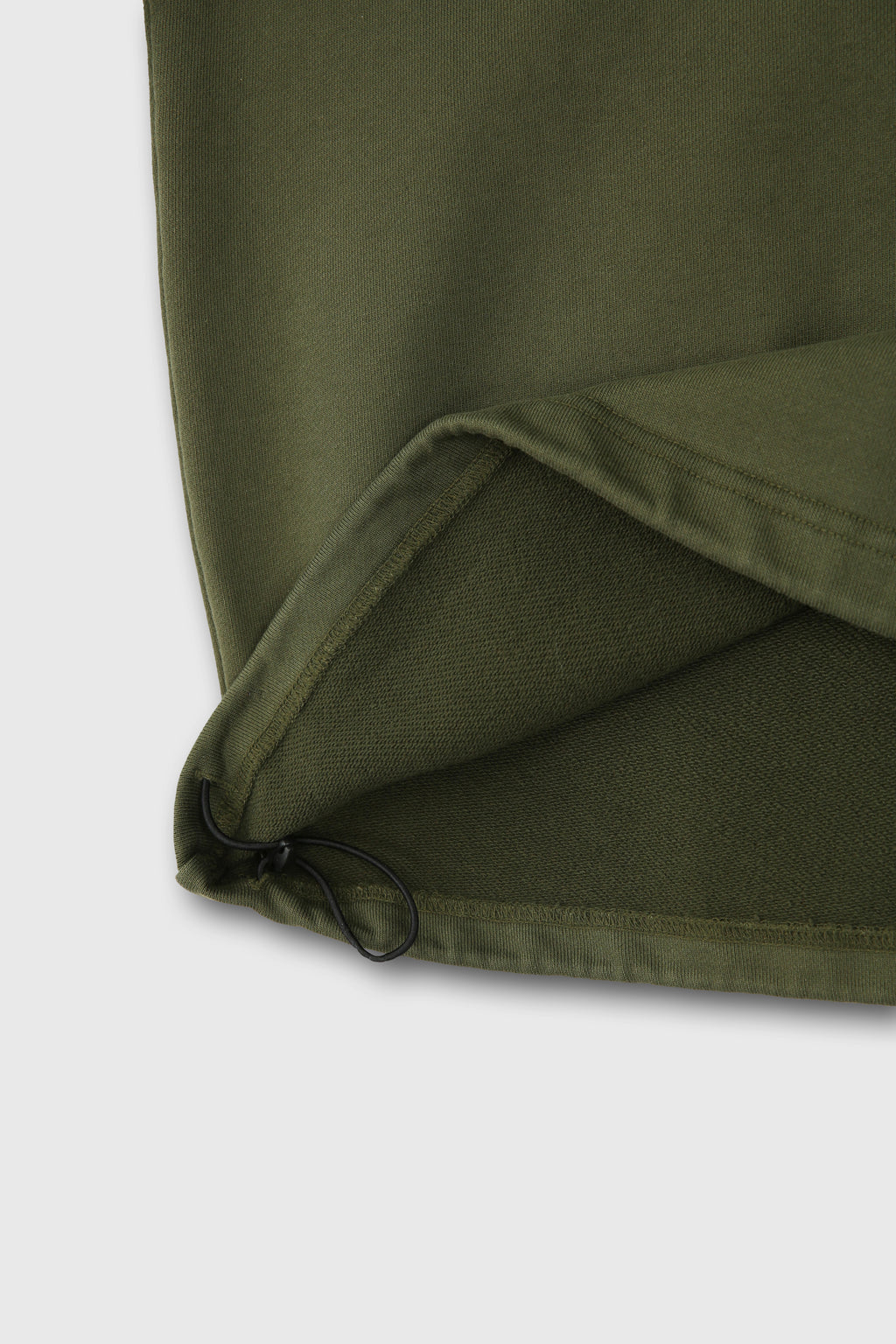 Extra Heavy Sweat Half Zip-up_ Fern Green