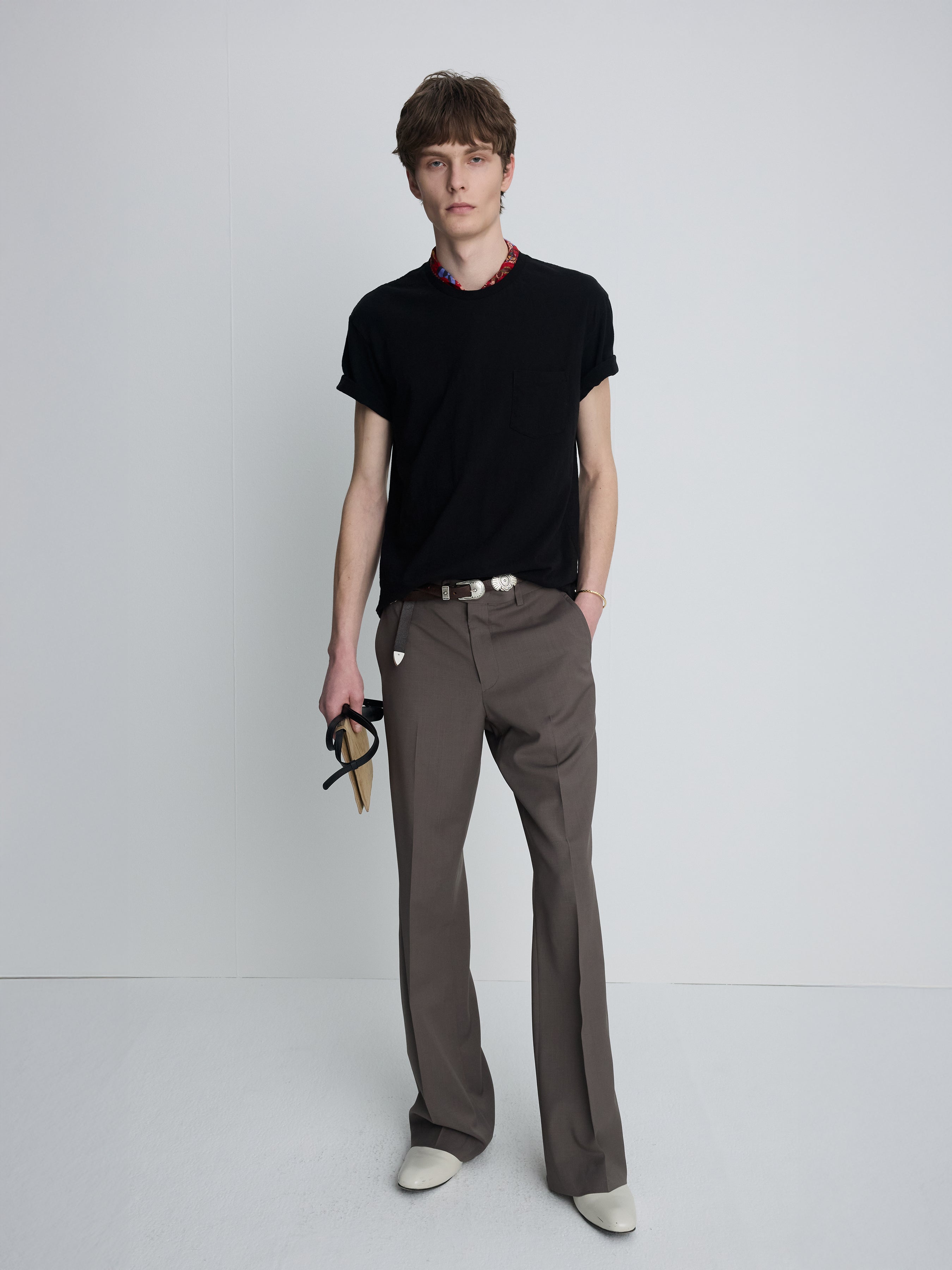 SOFT SLUB JERSEY POCKET T-SHIRT_ BLACK