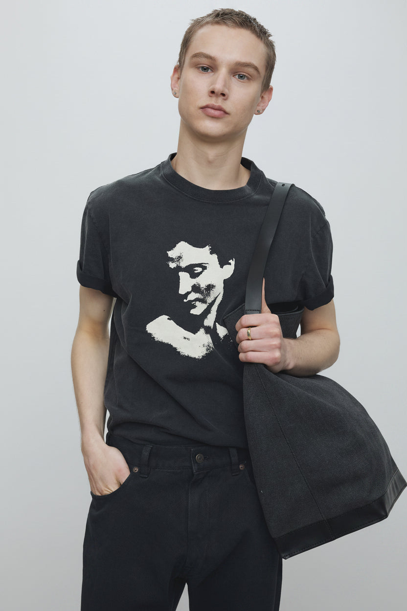 GARMENT DYED STRIPE PIQUÉ POLO_ FADED GREY – Tonywack