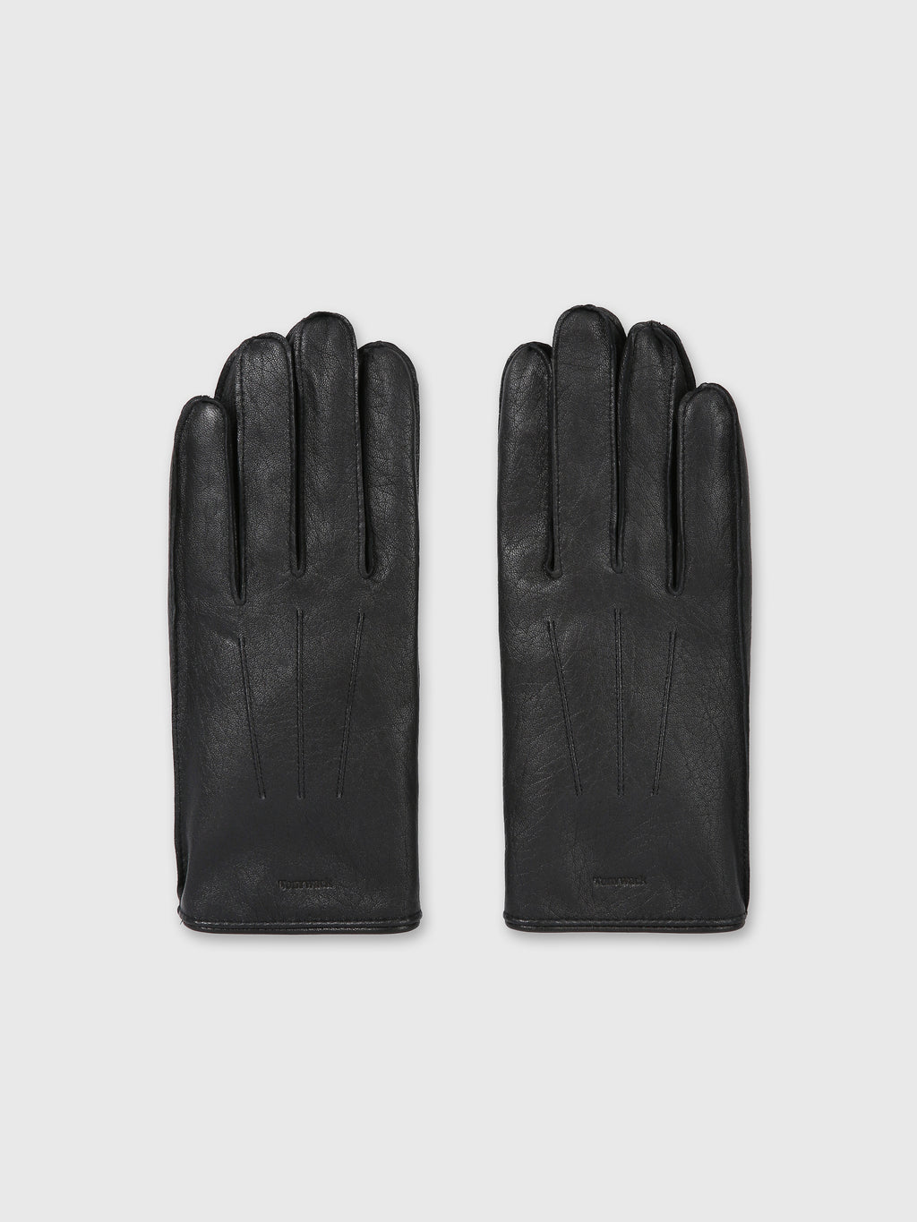 GRAIN LAMSKIN GLOVES_ BLACK