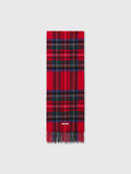 SOFT WOOL ESSENTIAL SCARF_ RED CHECK
