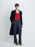 WOOL AND CASHMERE TAILORED COAT_ BLACK