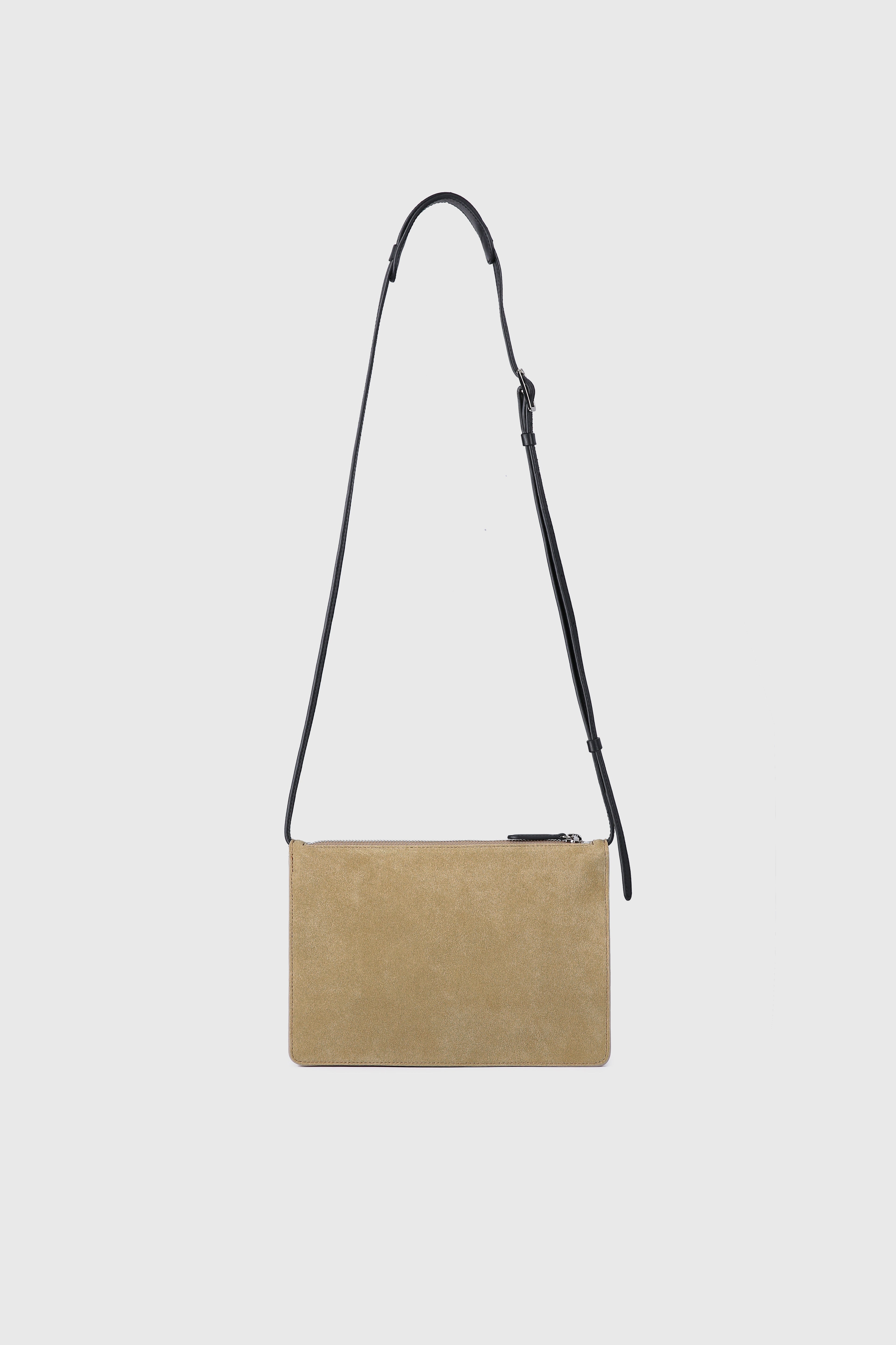 SUEDE CROSSBODY BAG_ BEIGE