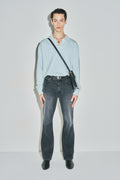 High Count Whole Garment Saddle Neck Knit_ Baby Blue