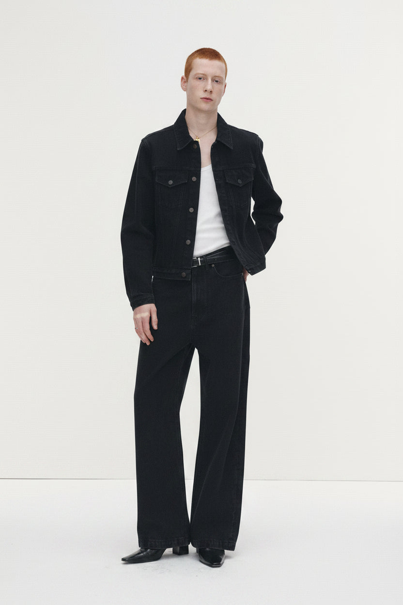 WIDE-LEG DENIM JEANS_ WASHED BLACK