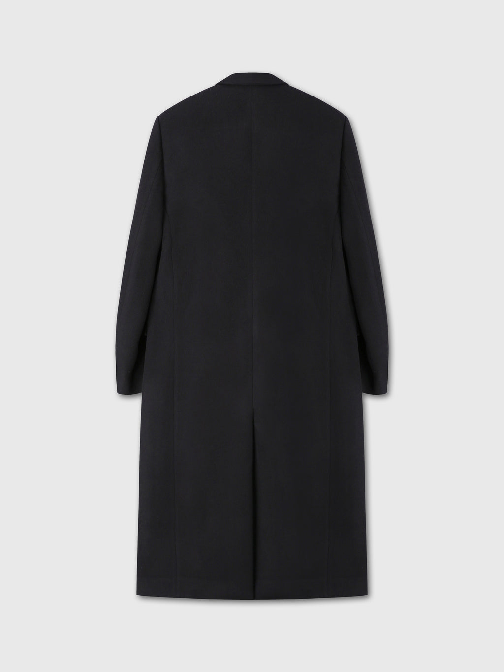 WOOL AND CASHMERE TAILORED COAT_ BLACK
