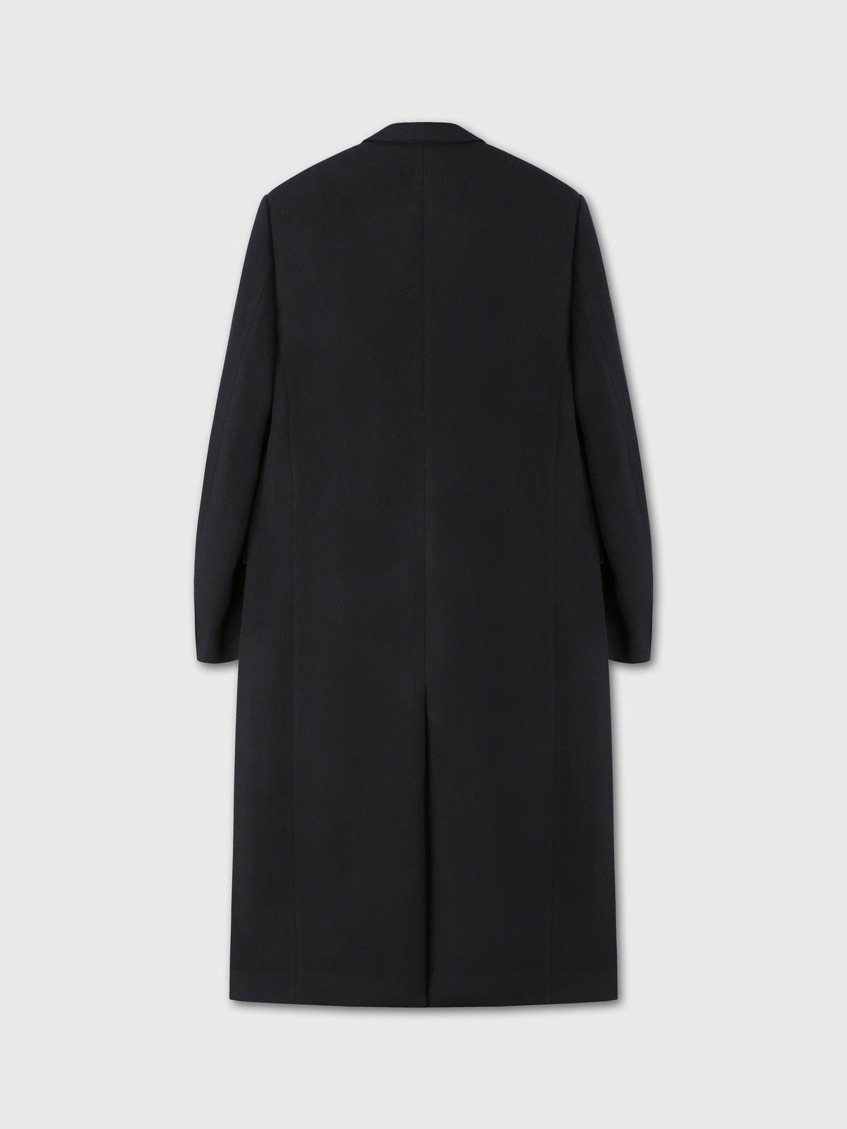 WOOL AND CASHMERE TAILORED COAT_ BLACK