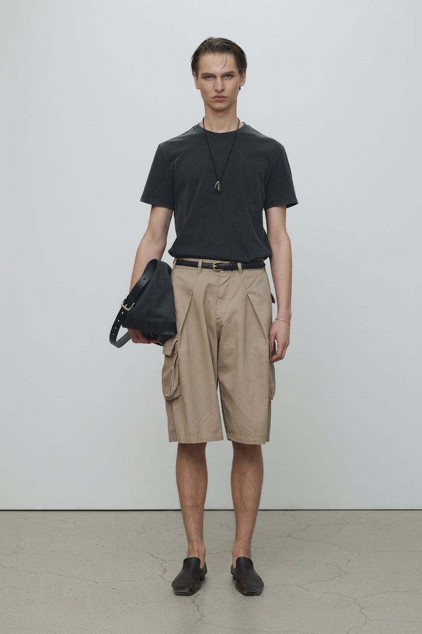 GARMENT DYED STRIPE PIQUÉ POLO_ FADED BROWN – Tonywack