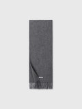SOFT WOOL ESSENTIAL SCARF_ MEDIUM GREY