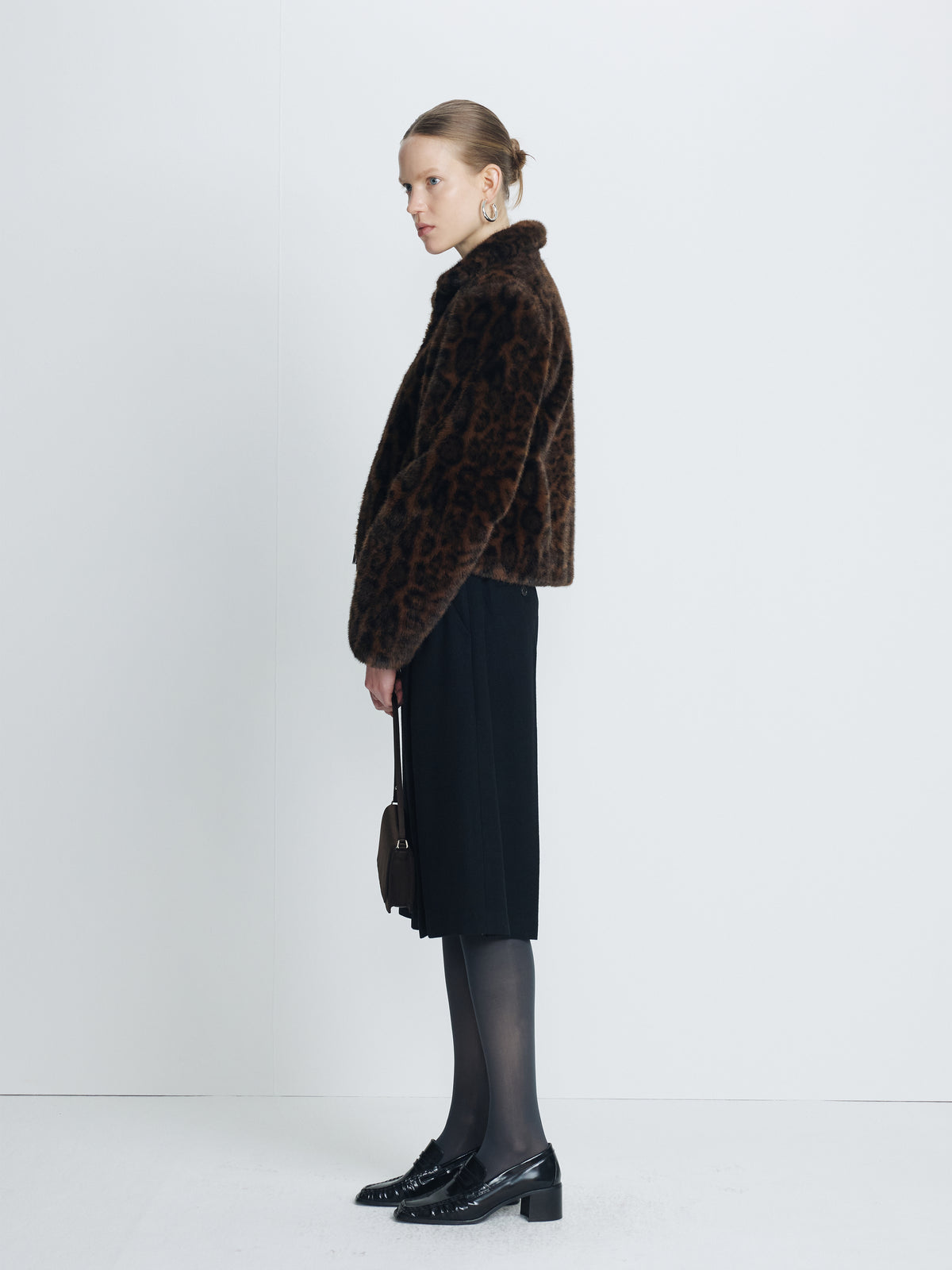 (W) LEOPARD FAUX FUR ZIPPERED JACKET_ BROWN LEOPARD PRINT