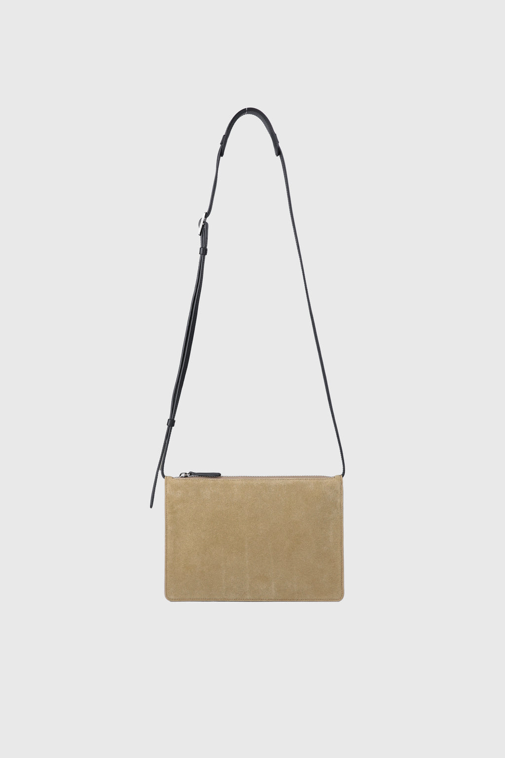 SUEDE CROSSBODY BAG_ BEIGE