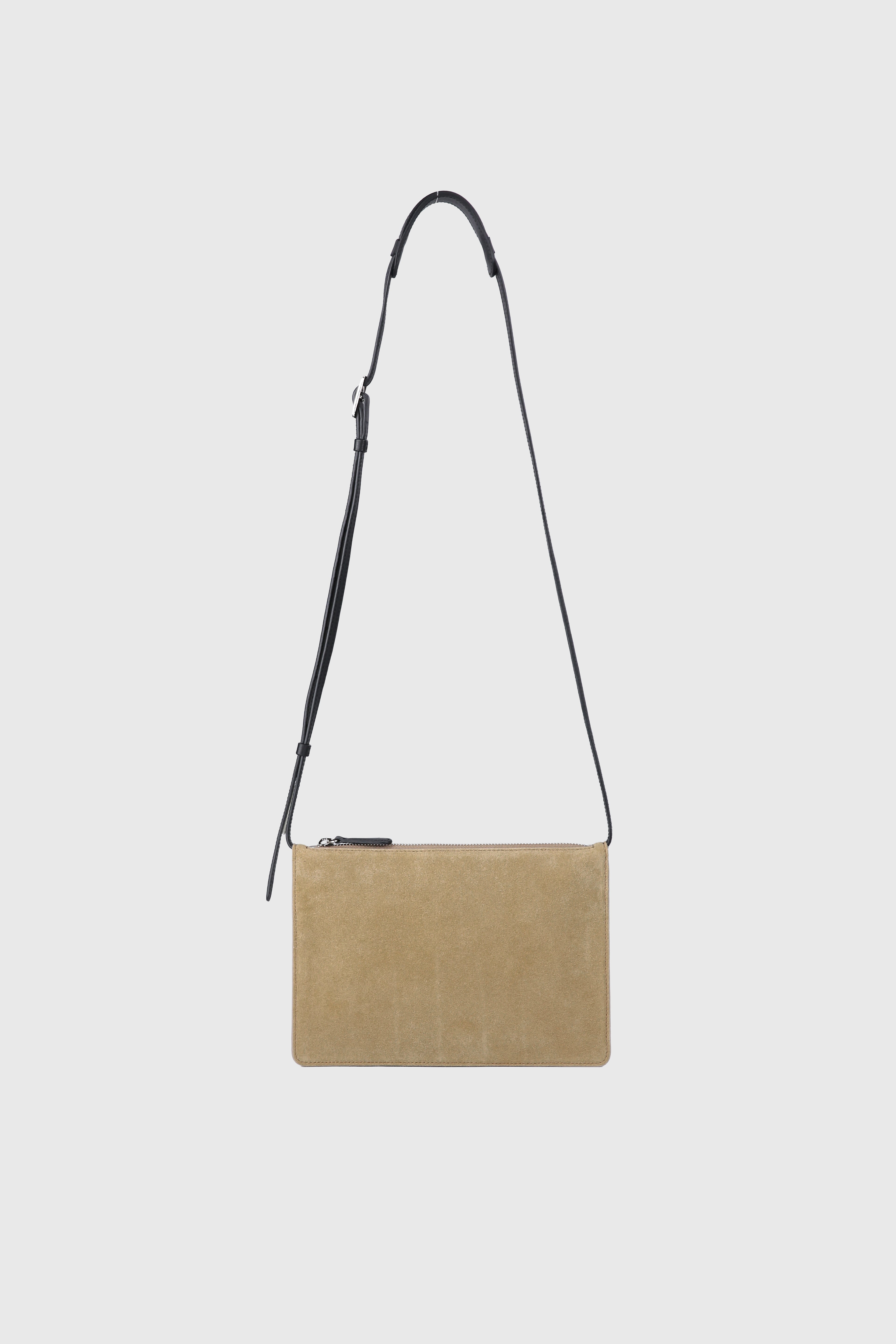 SUEDE CROSSBODY BAG_ BEIGE