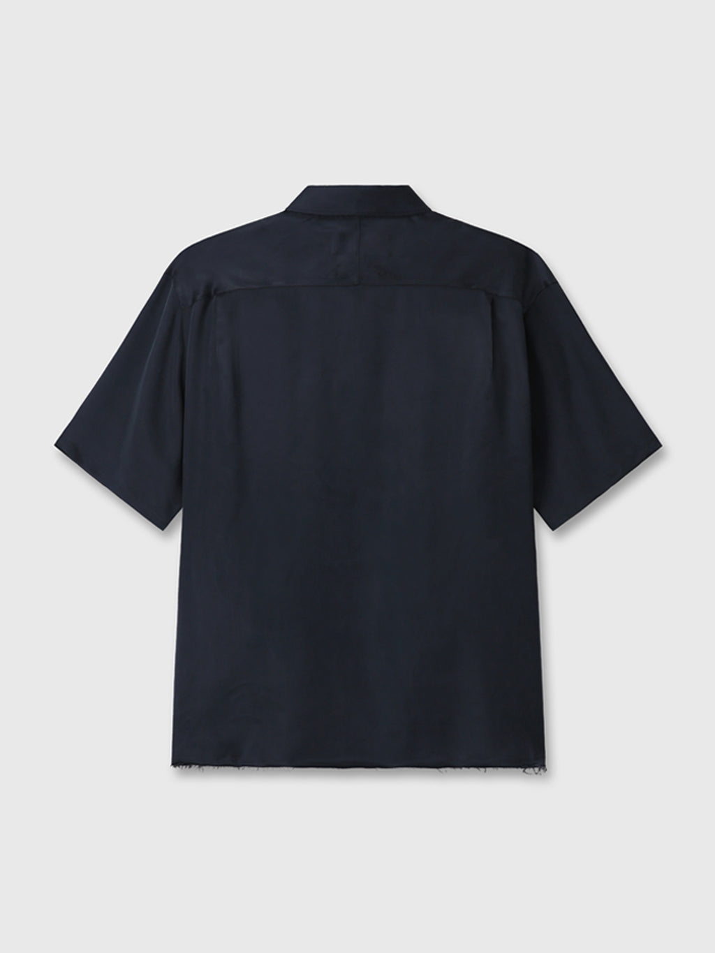 FLUID CUPRO SHIRT (JAPANESE FABRIC)_ NAVY