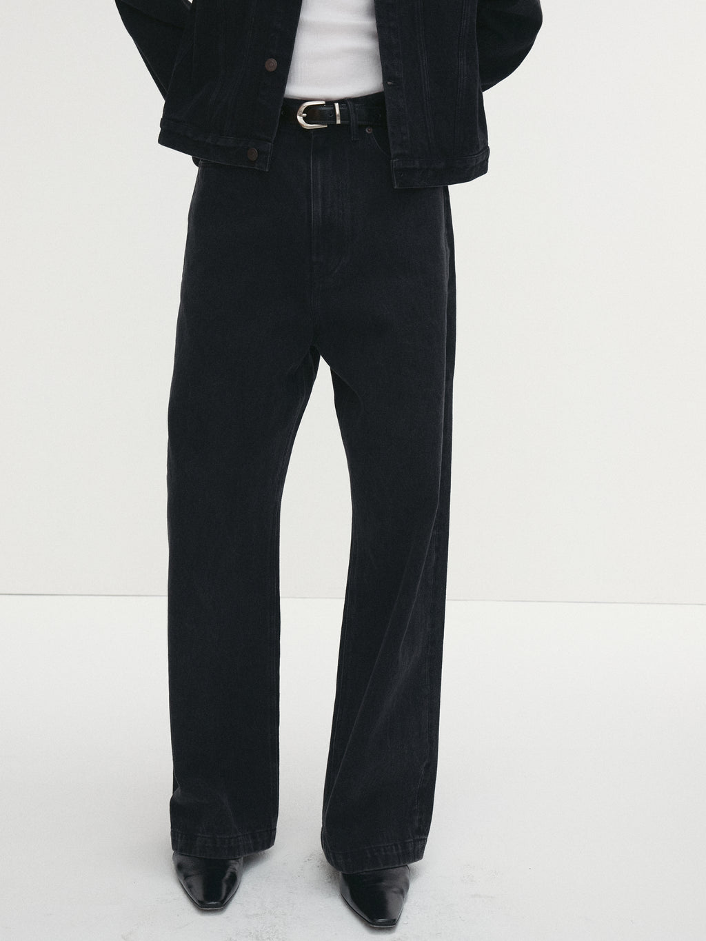 WIDE-LEG DENIM JEANS_ WASHED BLACK