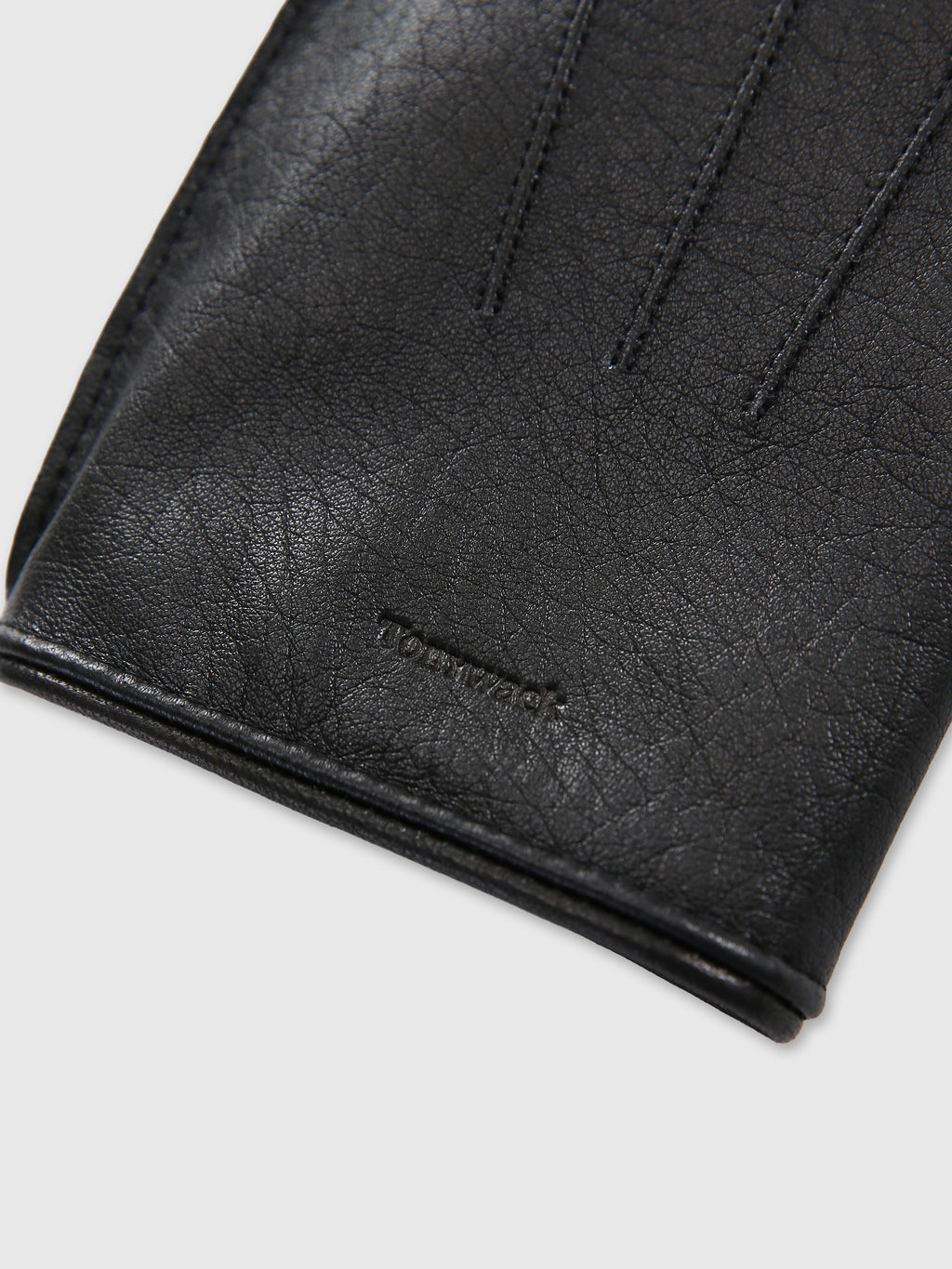 GRAIN LAMSKIN GLOVES_ BLACK