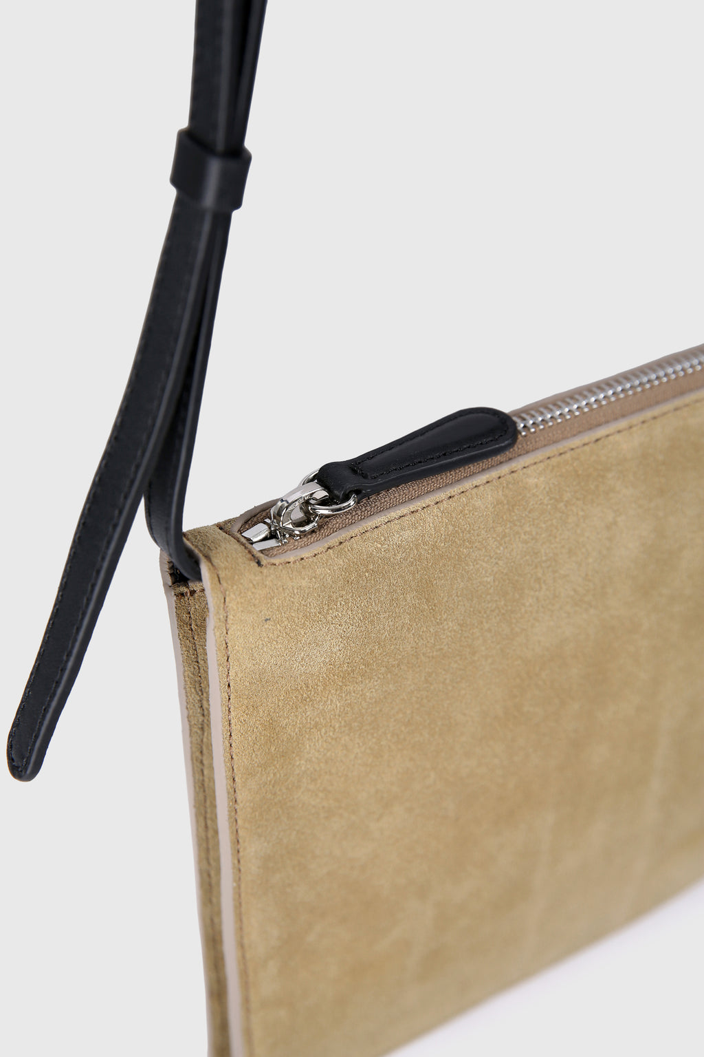 SUEDE CROSSBODY BAG_ BEIGE