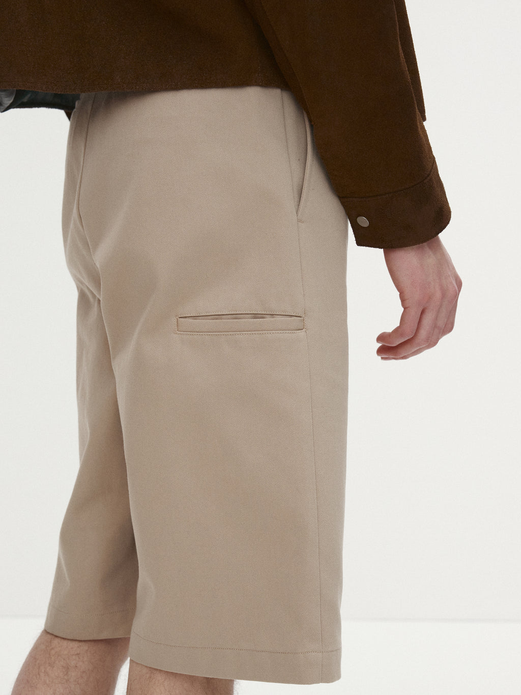 C/P BAGGY CHINO BERMUDA_ BEIGE