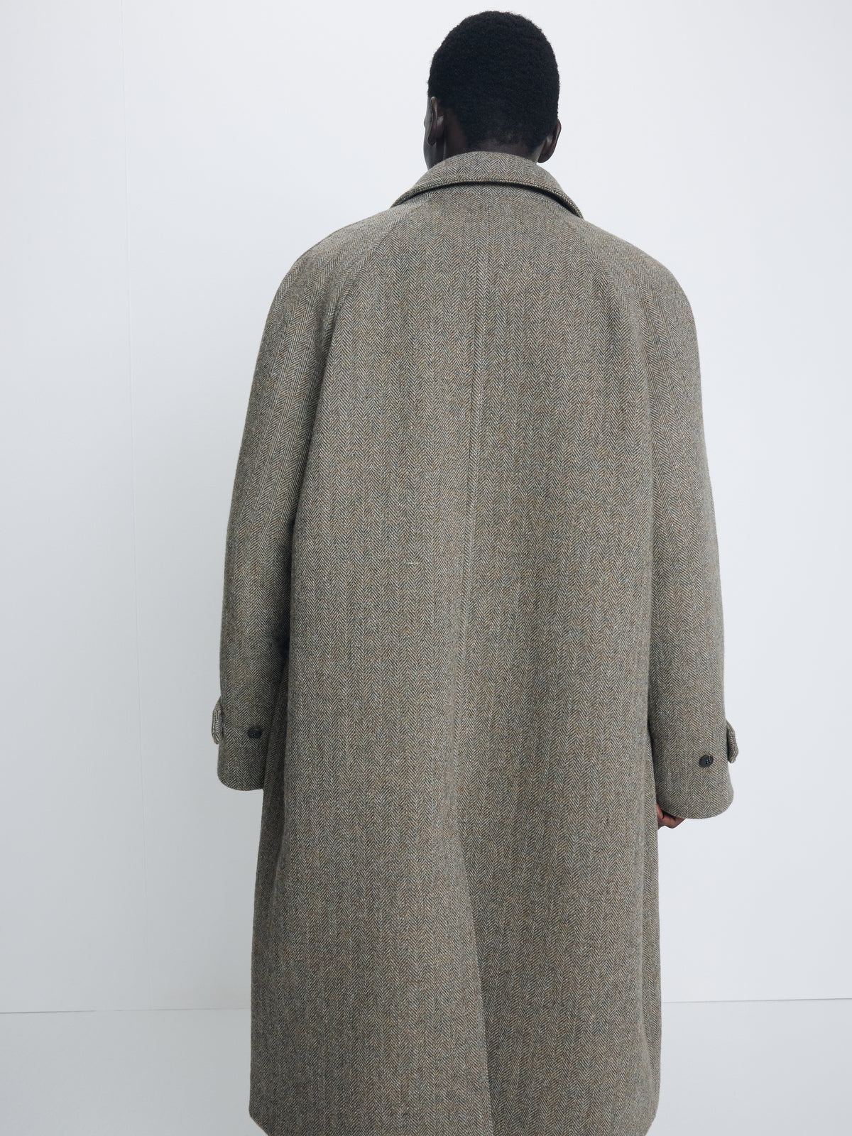 HERRINGBONE WOOL RAGLAN OVERCOAT_ PATINA TAUPE