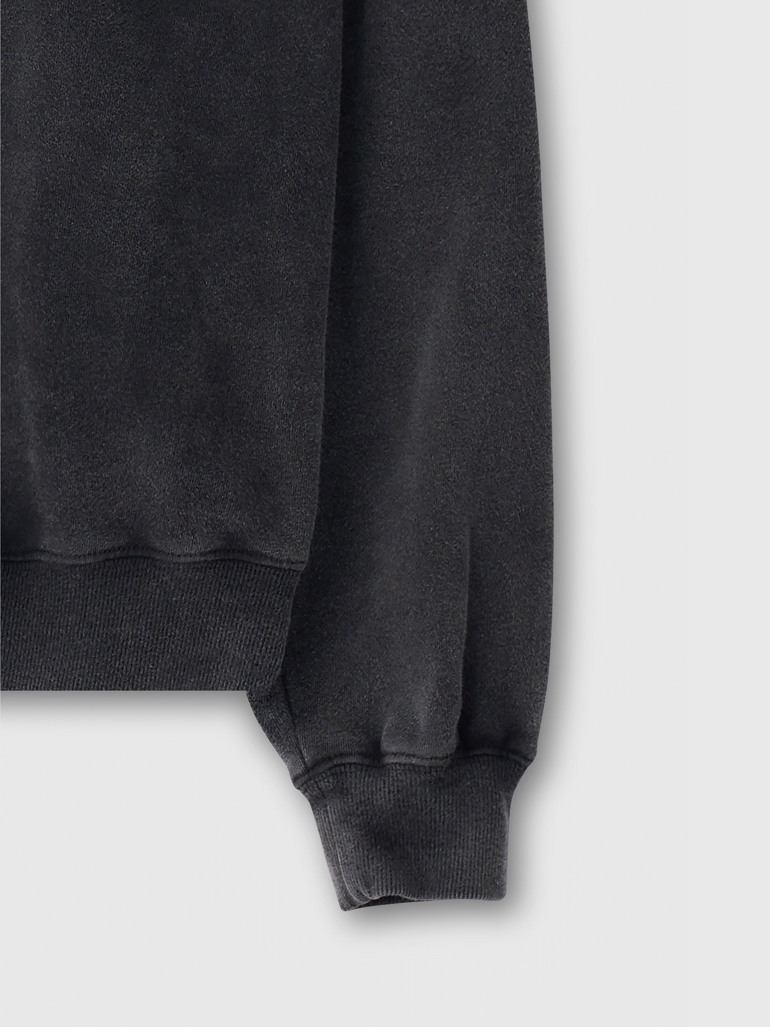 Rueflex Hand-Painted Sweatshirt_ Faded Black