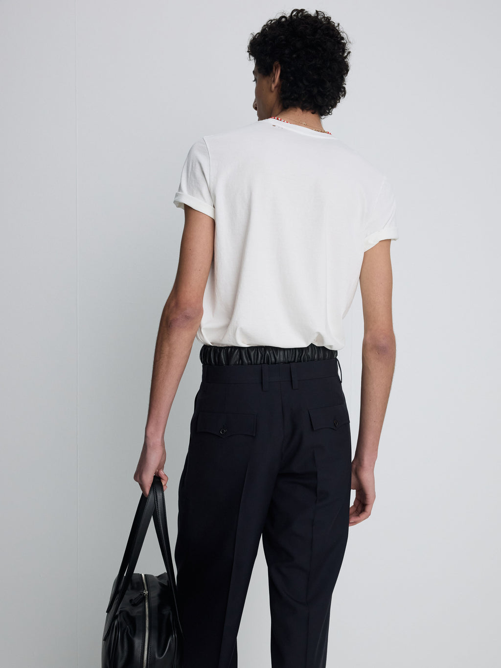 DISTRESSED LIBERTINE T-SHIRT_ WHITE