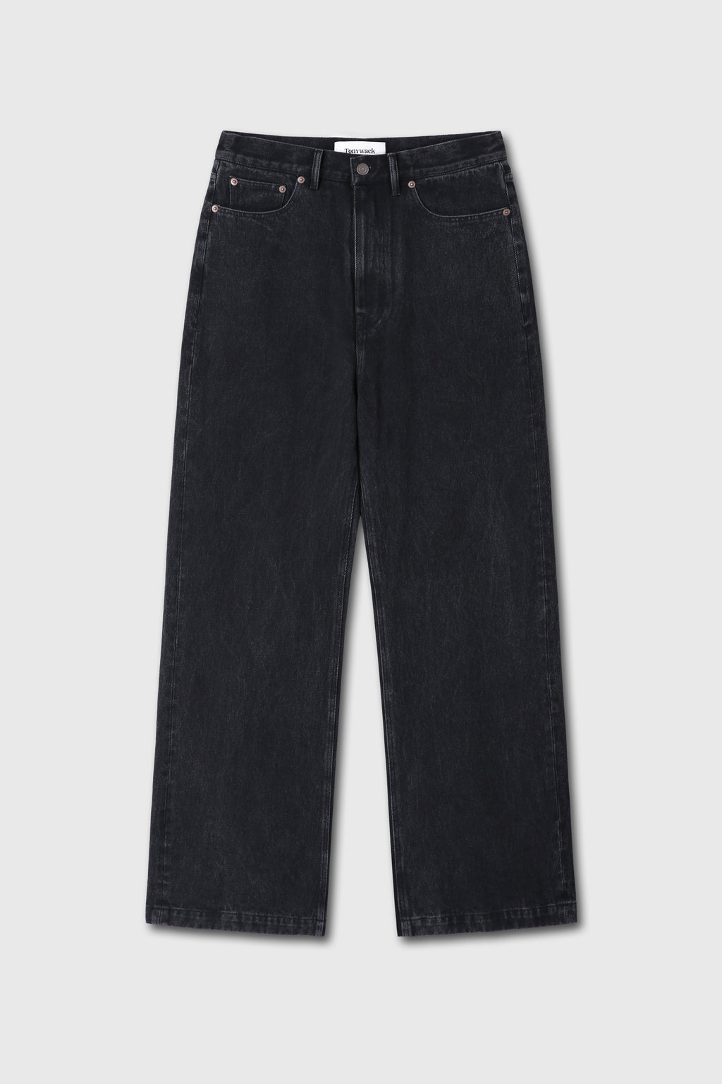 WIDE-LEG DENIM JEANS_ WASHED BLACK